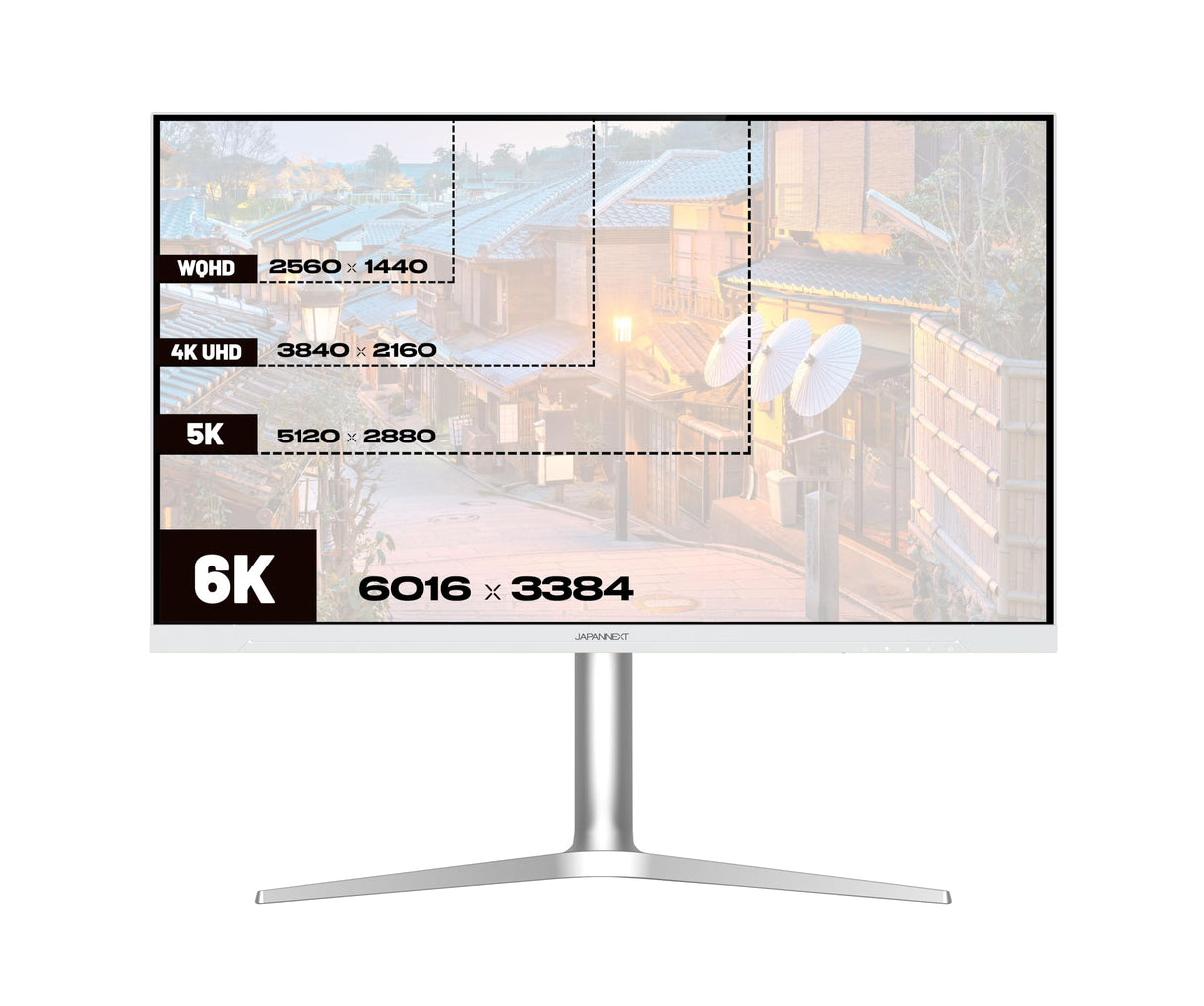 JapanNext Monitor 32" IPS 6K (6016x3384) Blanco