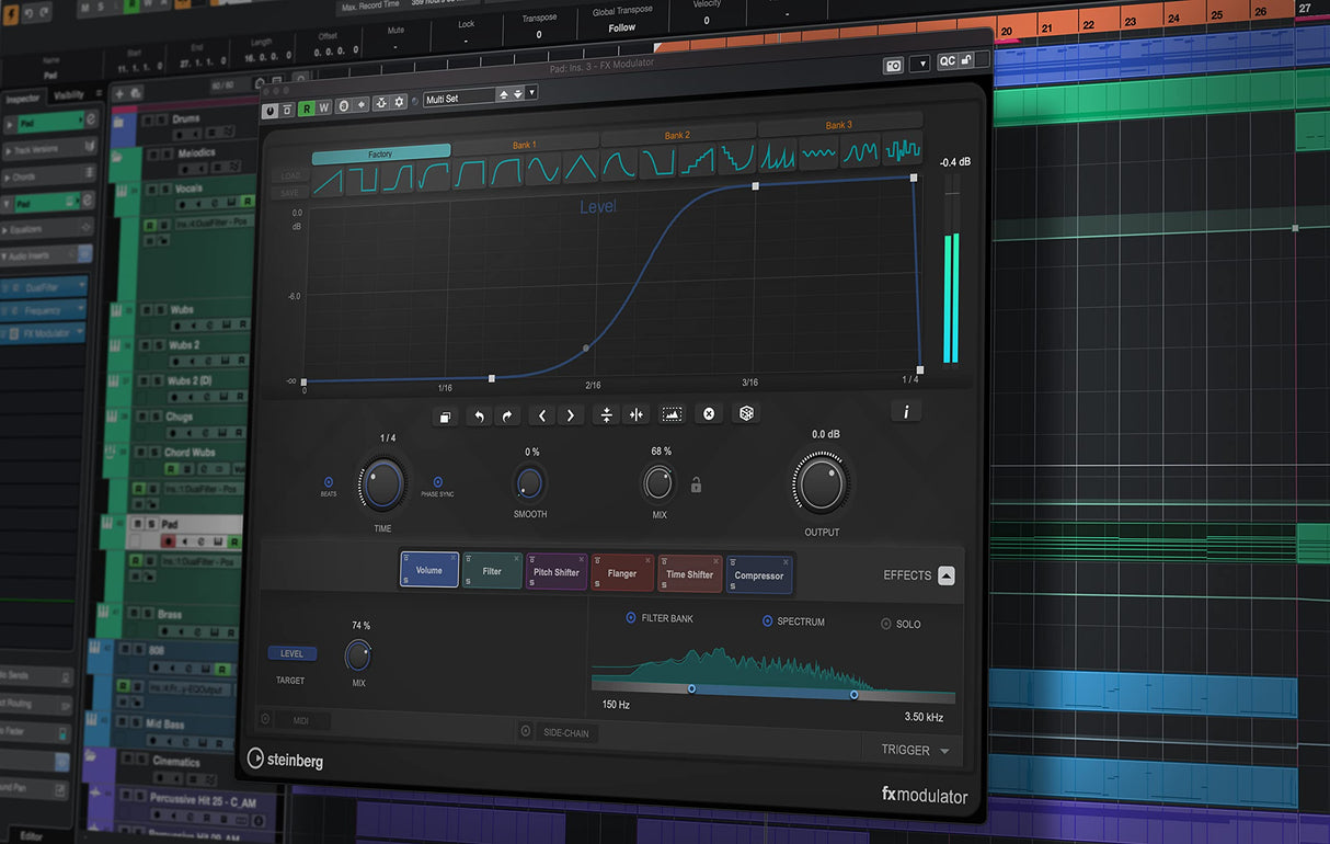Steinberg Cubase Pro 12 secuenciador MIDI de audio, software de grabación para aplicaciones de estudio o grabación doméstica (nuevas funciones: integración remota MIDI, modulador FX y mucho más)