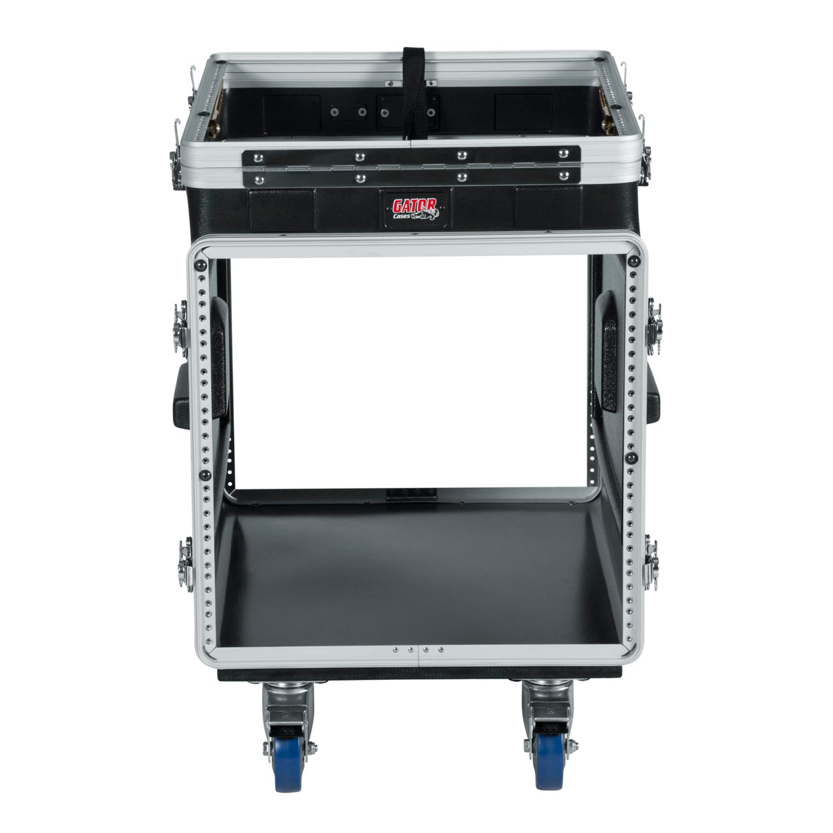 Gator Cases Rack de Consola Moldeado ATA Ligero; 12U Pop-Up Superior y 10U Lateral (GRC-12X10 PU)