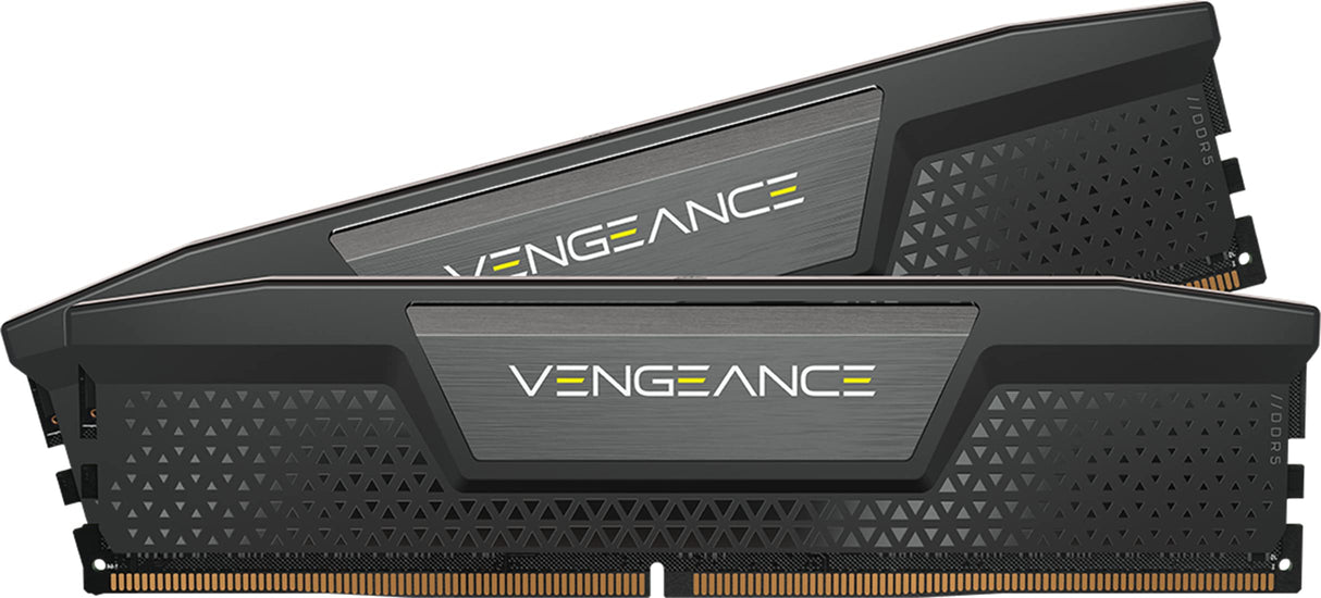 Corsair Vengeance DDR5 64GB (2x32GB) 6200MHz C32 Optimizada para Intel Memoria (Regulación de Voltaje a Bordo, Perfiles XMP 3.0 Personalizados, Formato Compacto, Disipador de Calor de Aluminio) Negro