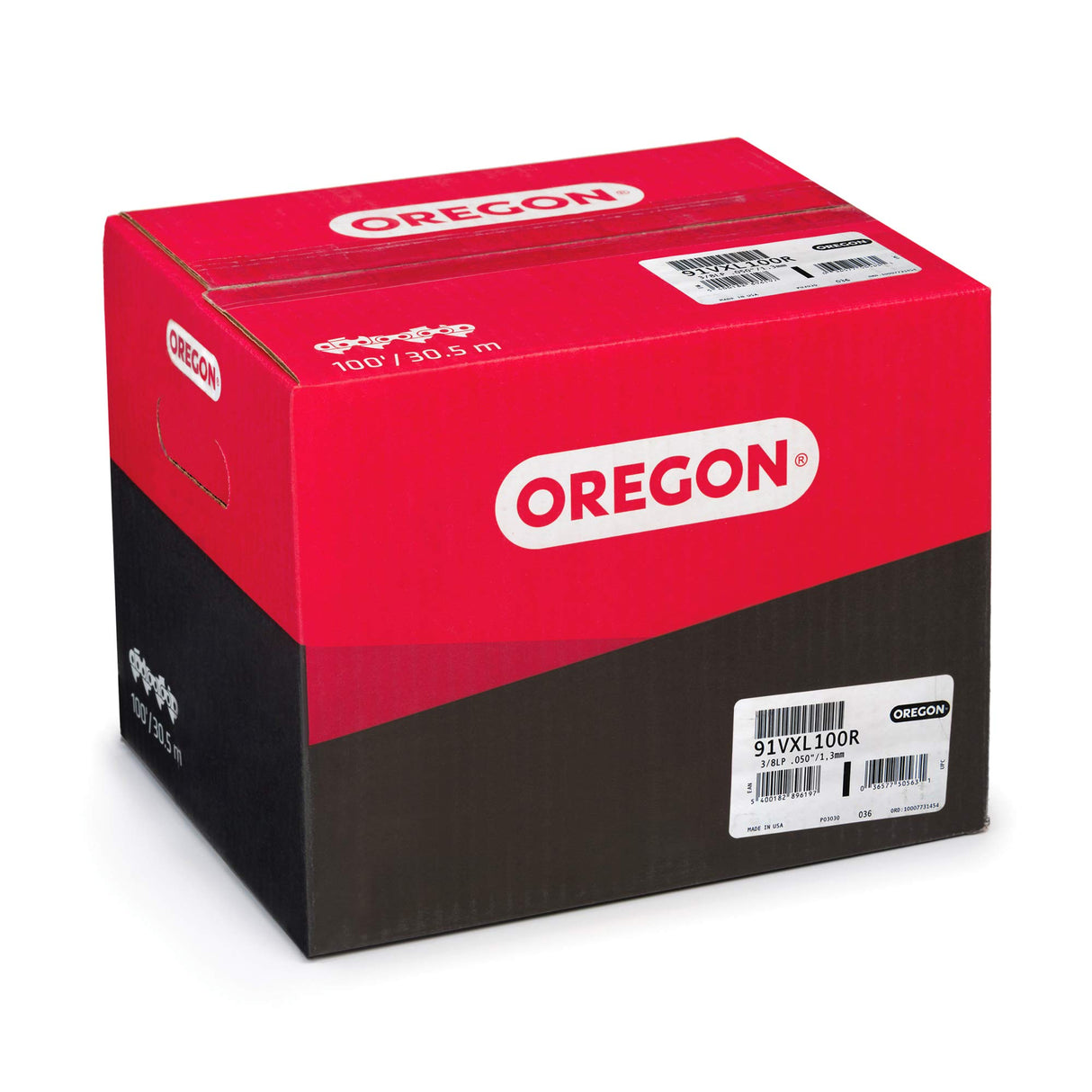 Oregon 91VXL100R VersaCut - Cadena de sierra (carrete de 100 pies (1640 eslabones de transmisión)