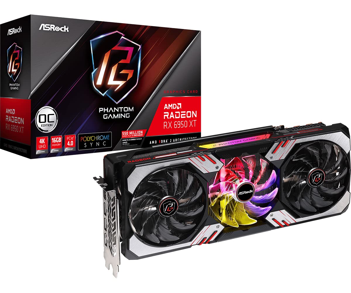 ASRock Radeon RX 6950 XT Phantom Gaming OC, 16384 MB GDDR6