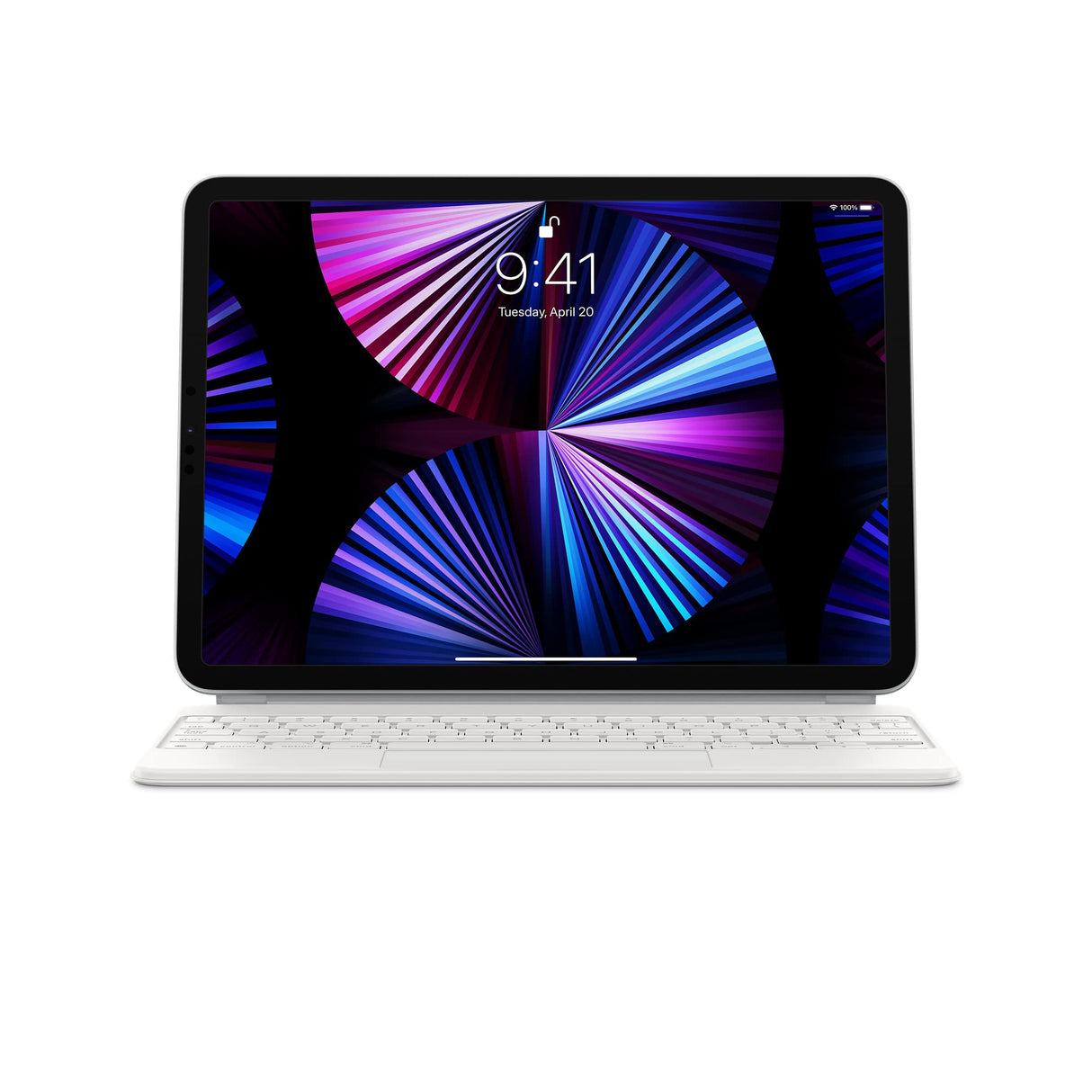 Apple Magic Keyboard (para el iPad Pro de 11 Pulgadas - 3.ª generación y iPad Air - 4.ª generación) - Inglés Estadounidense - en Blanco