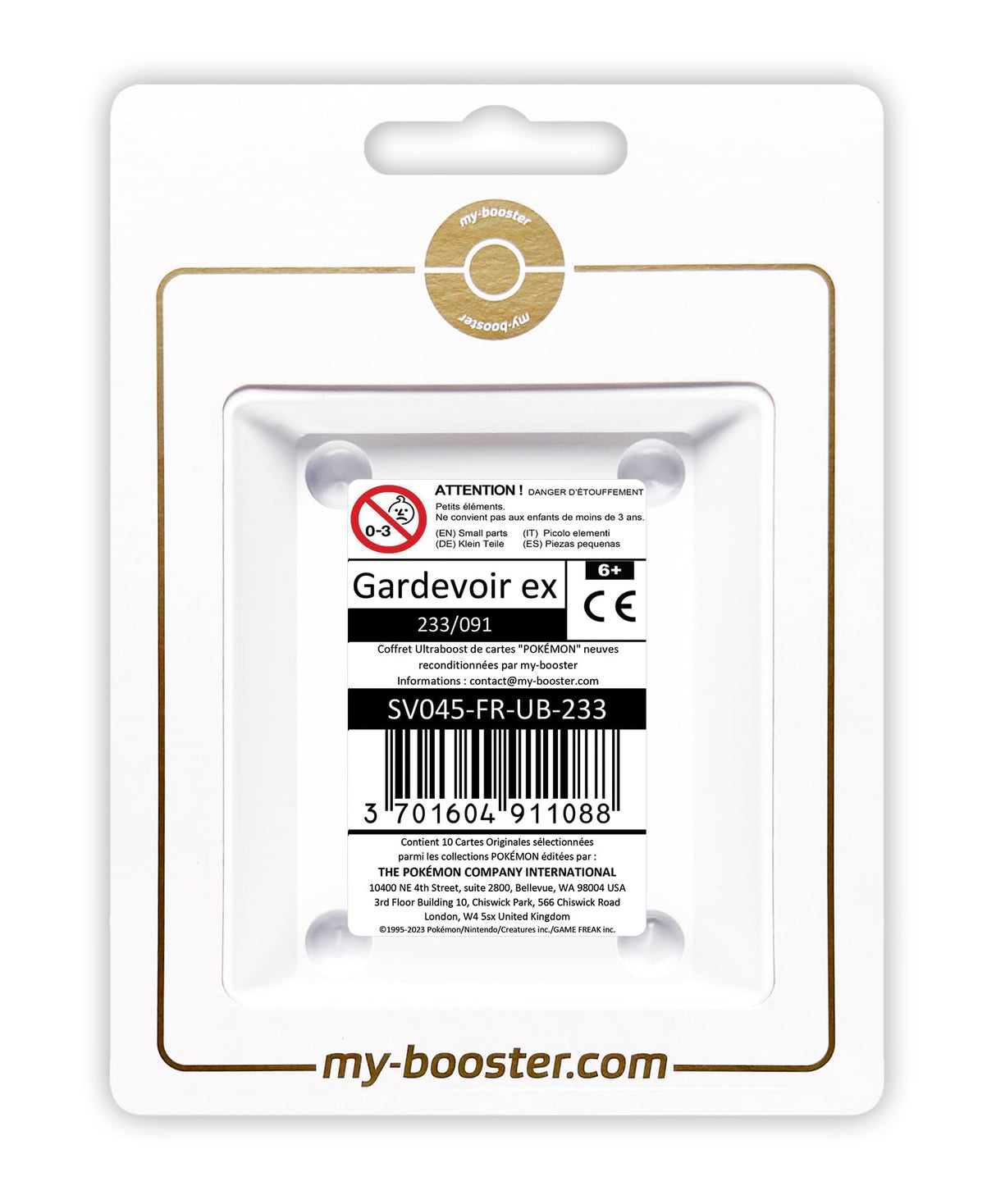 my-booster- Pokémon Company SV045-FR-UB-233, Multicolor
