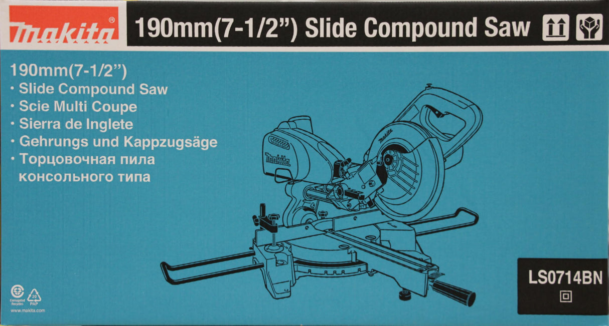 Makita LS0714BN - Sierra ingletadora (190 mm)