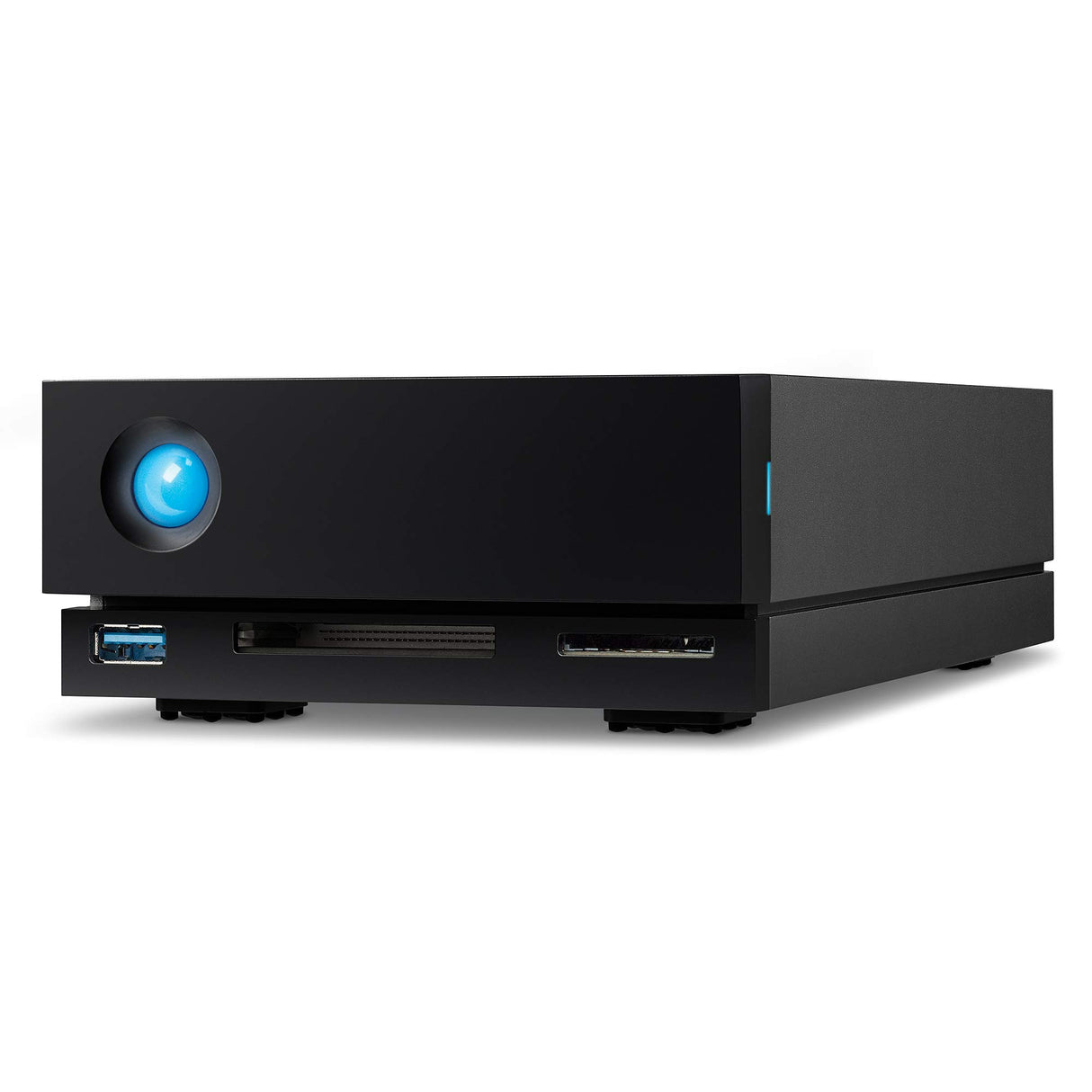 LaCie 1big Dock 20TB — USB‑C Disco duro externo de sobremesa, para Mac y Windows, Thunderbolt 3, lector de tarjetas — incluye Rescue Data Recovery