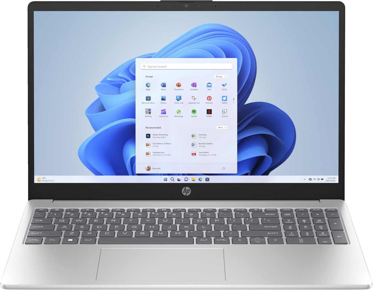 HP Laptop 15-fc0625nd | 15.6" Full HD Antiglare IPS | AMD Ryzen 5 7520U | 8GB RAM | 512GB SSD | Windows 11 | Teclado QWERTY