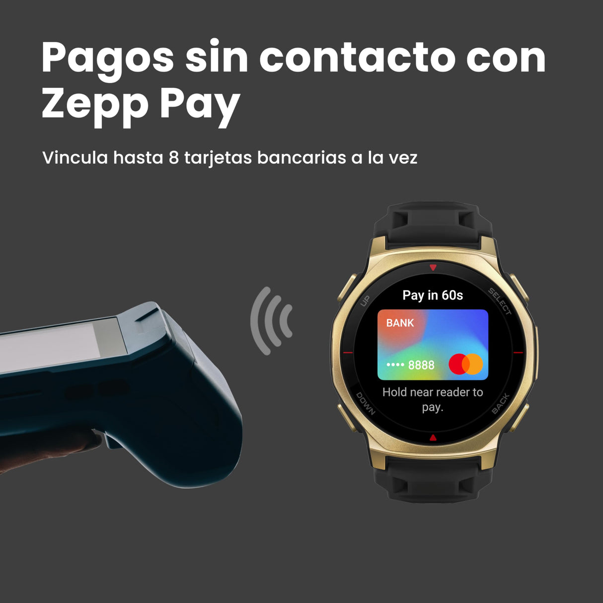 Amazfit T-Rex 3 Pro Reloj Inteligente Outdoor 44mm – Pantalla AMOLED Zafiro, Linterna, Bisel de Titanio, GPS Doble Banda, Mapas Offline, 17 Días Batería, 180+ Modos Deportivos, para Android iPhone