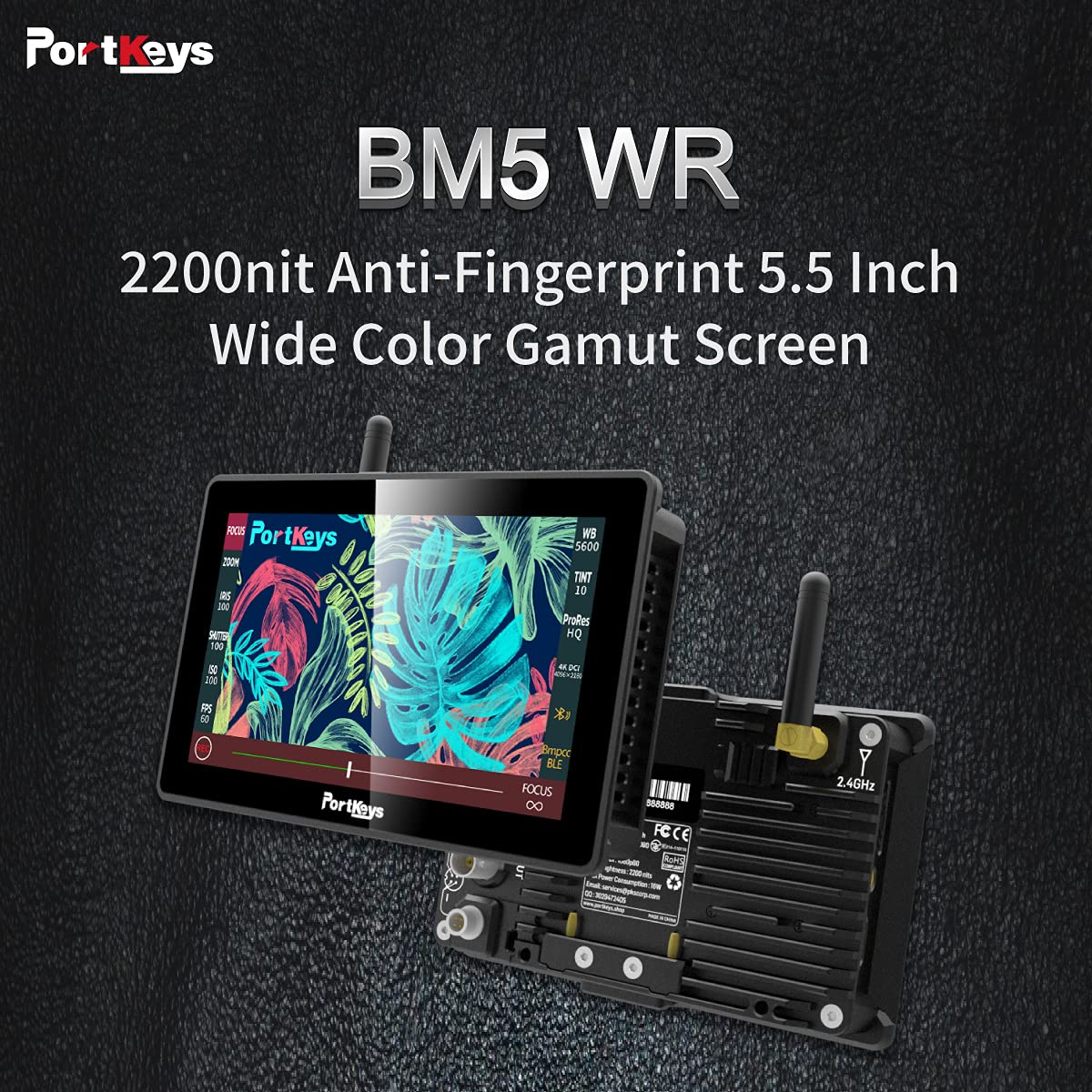 Portkeys BM5 III WR 5.5-Inch WCG on-Camera Monitor with Wireless Camera Control