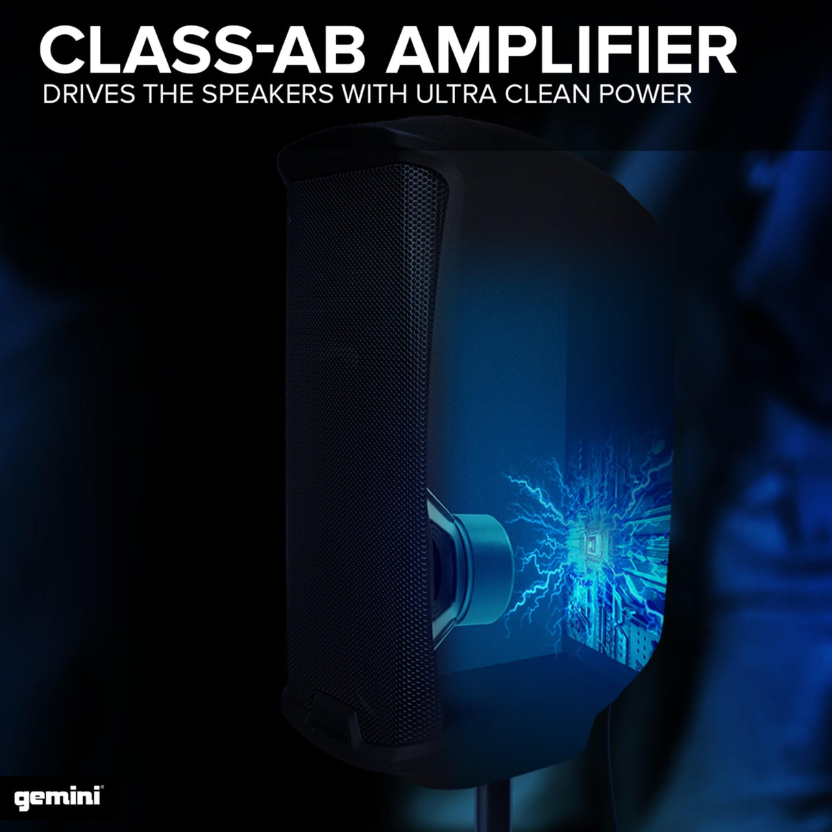 Gemini AS-2115P: 2000 WaTT Active 15” Loudspeaker