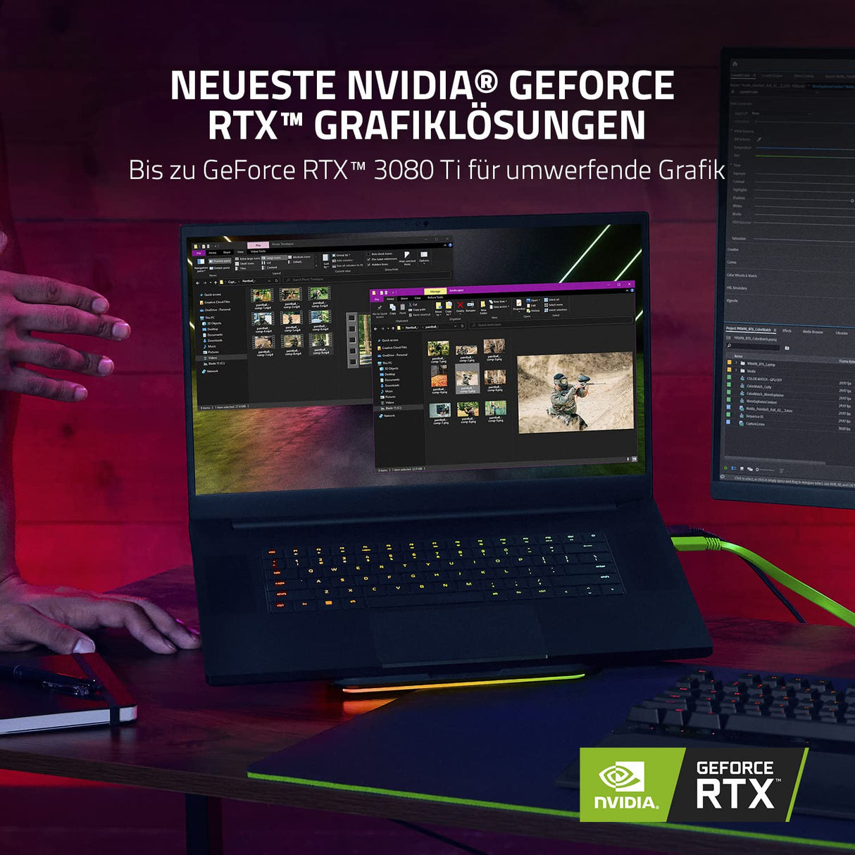 Razer Blade 43.2-43.9 cm UHD 4K IPS 144Hz, Intel i9-12900H, 32GB RAM, 1TB SSD, GeForce RTX 3070Ti, Windows 11