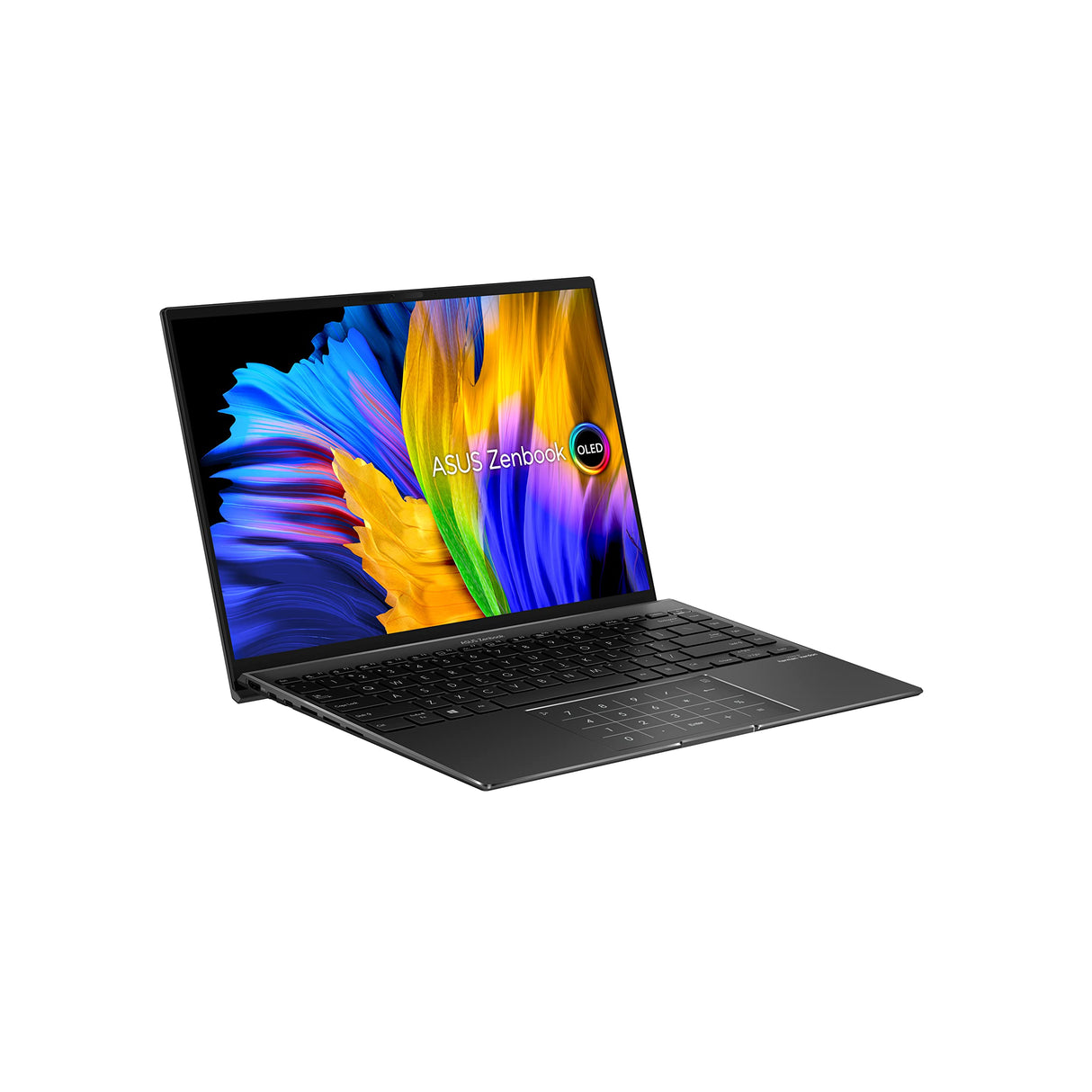 ASUS ZenBook 14X OLED UM5401QA-L7177 - Portátil 14" (Ryzen 7 5800H, 16GB RAM, 512GB SSD, Radeon Graphics, Sin Sistema Operativo) Negro Jade - Teclado QWERTY español