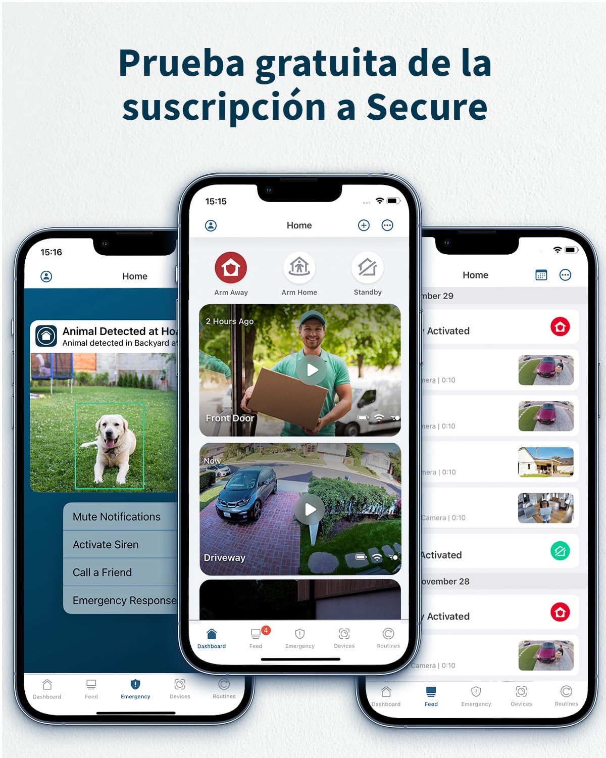 Arlo Essential 2 XL Camara Vigilancia WiFi Exterior HD, Camara Vigilancia WiFi Interior, Sensor de Movimiento, Alarmas Para Casa, Visión Nocturna Color, Prueba Arlo Secure Incluida, 2 Cámaras, Blancas