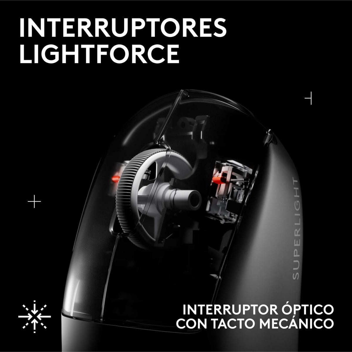Logitech G Pro X Superlight 2 SE ratón inalámbrico para Gaming, 60 g, 5 Botones programables, Sensor de 44 000 dpi, Velocidad máxima >888 IPS, Velocidad de Respuesta de 1 kHz, USB-C, PC/Mac - Negro