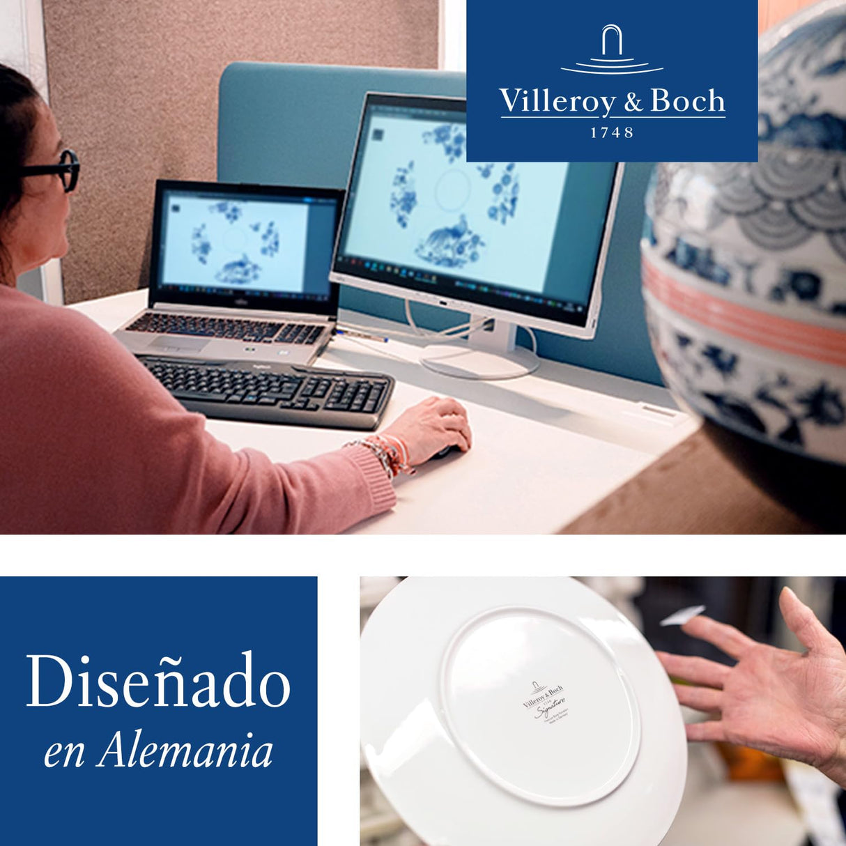 Villeroy & Boch NewWave Juego de Cappuccino, 8 pz, Porcelana, Blanco, 8 Unidad (Paquete de 1), 4
