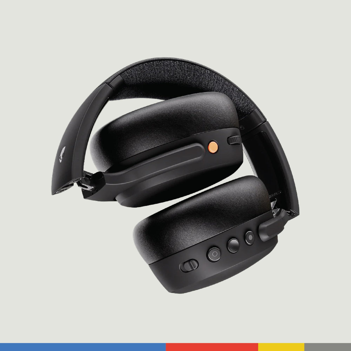 Skullcandy Crusher ANC 2 Cascos Over-Ear Inalámbricos con Cancelación de Ruido y Sensory Bass, 50 h de Autonomía, Skull-iQ, con Alexa Habilitada, Compatibles con Dispositivos Bluetooth - Negro