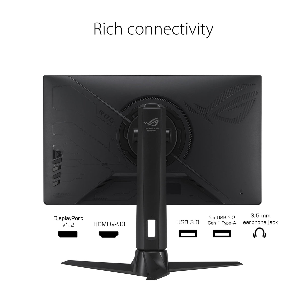 Asus ROG Strix XG259CM - Monitor Gaming (24,5 Pulgadas, 2560x1080, 240 Hz, 1ms (GTG), Fast IPS, Extreme Low Motion Blur Sync, USB de Tipo C, 120% sRGB, G-Sync, Soporte KVM y Rosca para trípode)
