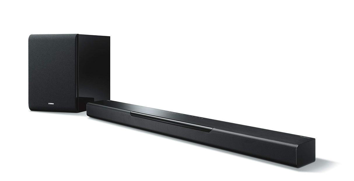 Yamaha MusicCast Bar 40 SW Sound Bar - Barra de Sonido Delgada con subwoofer inalámbrico, el complemento Sistema de Cine en casa, Compatible con Control de Voz Amazon Alexa, Color