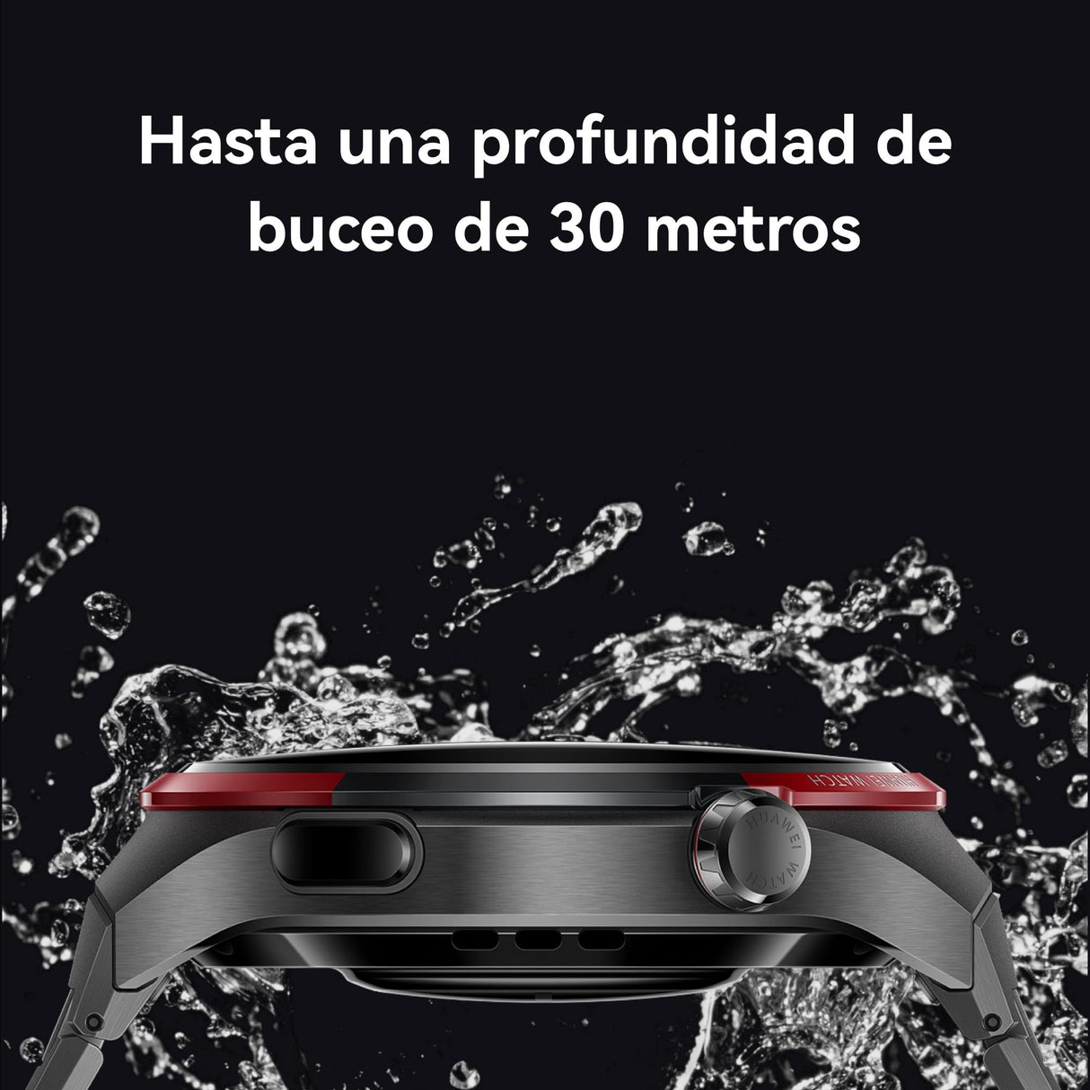 HUAWEI Watch 4 Pro Space Edition, Titanio DLC de Grado Aeroespacial, Resumen de Salud 2.0, Batería de hasta 21 días,Llamadas Móviles eSIM, Buceo Libre hasta 30 Metros, iOS & Android,Gris