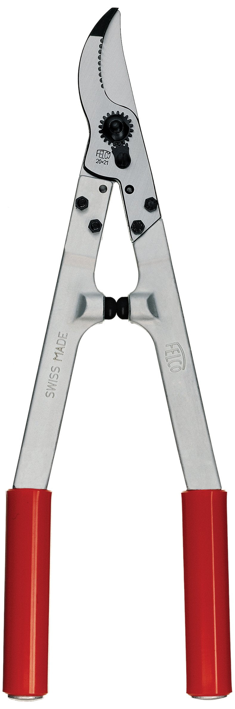 FELCO 20 podadera bypass universal profesional, corte de ramas hasta 35 mm, mangos ergonómicos de aluminio forjado, hoja de acero templado 65 mm, 430 mm, 830 g, fabricación suiza