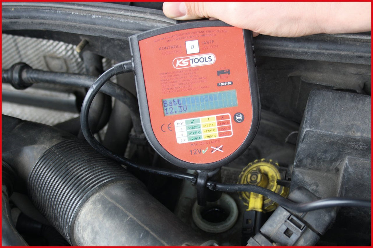 KS Tools 150.2195 Comprobador de líquido de frenos