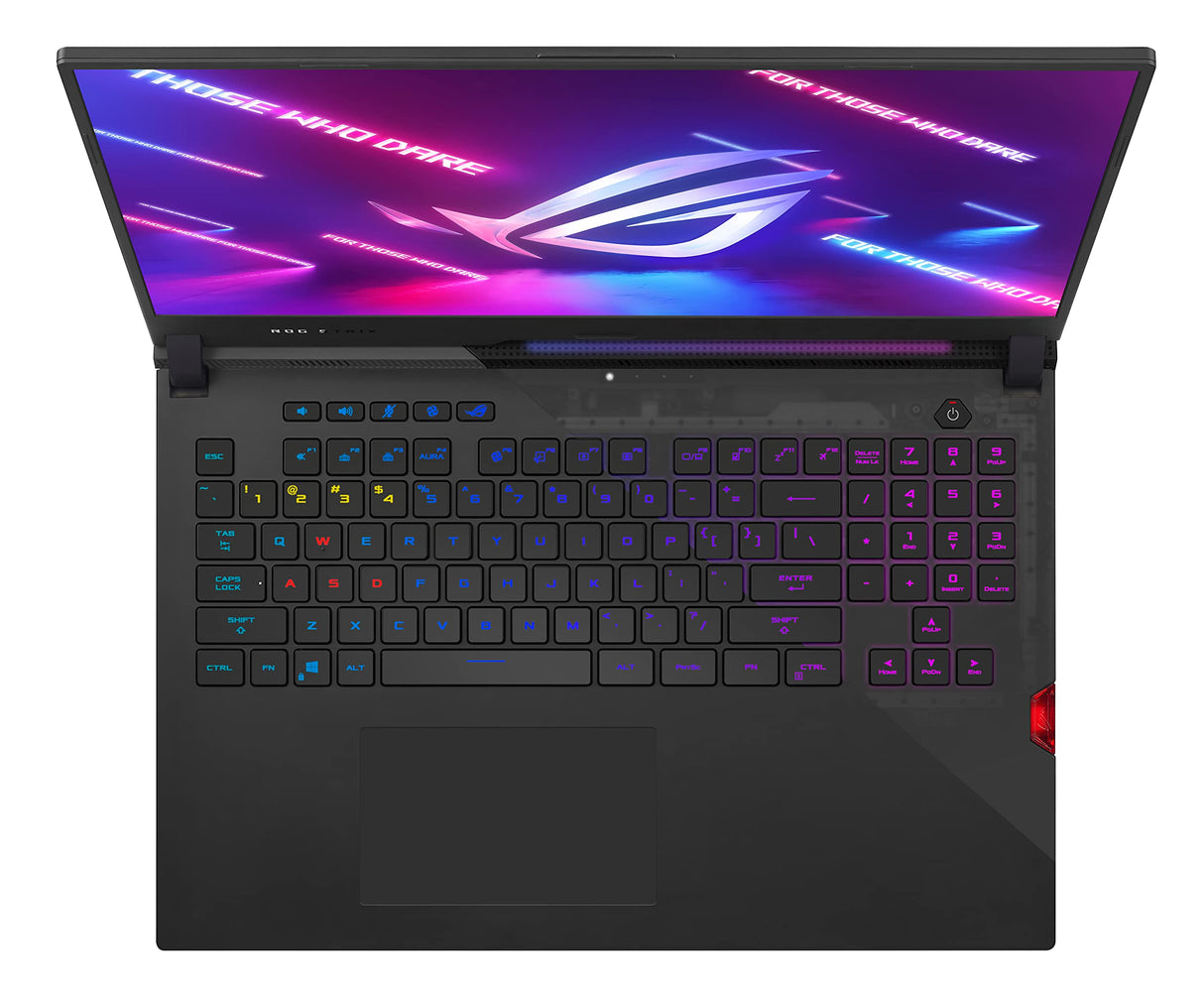ASUS ROG Strix Scar 17 G733QS-K4170T - Portátil Gaming de 17.3" Quad HD 165Hz (Ryzen 9 5900HX, 64GB RAM, 1TB + 1TB SSD, GeForce RTX 3080 16GB, Windows 10 Home) Negro - Teclado QWERTY español