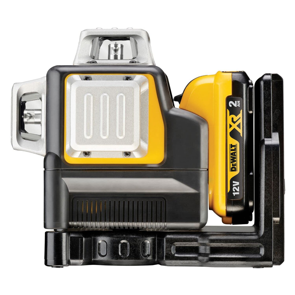 DEWALT DCE089D1R-QW - Láser Autonivelante 3 Líneas 360º con Batería DW 12V, Alcance 30m (50m con receptor), Precisión +/-3mm@10m, IP65 Resistente, Incluye Maletín y Accesorios