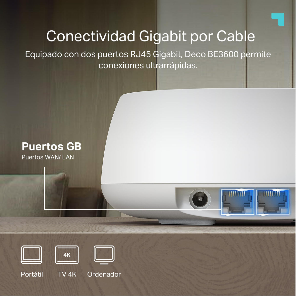 TP-Link Deco BE3600 (2-Pack) – WiFi 7 Mesh tribanda hasta 6.6 Gbps, Amplia Cobertura para Toda la casa, Puerto 2.5G, Ideal para Streaming 8K, Juegos y conexión Estable con AI Mesh