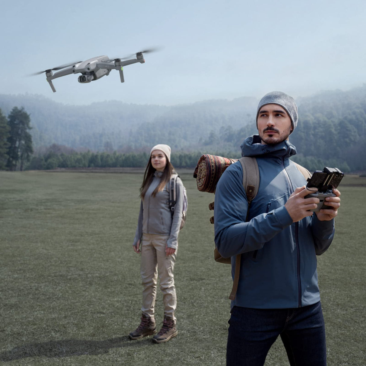 DJI Air 2S- Drone, Quadcopter, 3 Ejes Gimbal con Cámara, Vídeo en 5.4K, Sensor CMOS de 1 pulgada, Detección de obstáculos en 4 direcciones, Transmisión en FHD desde 12 km FCC, MasterShots, Gris