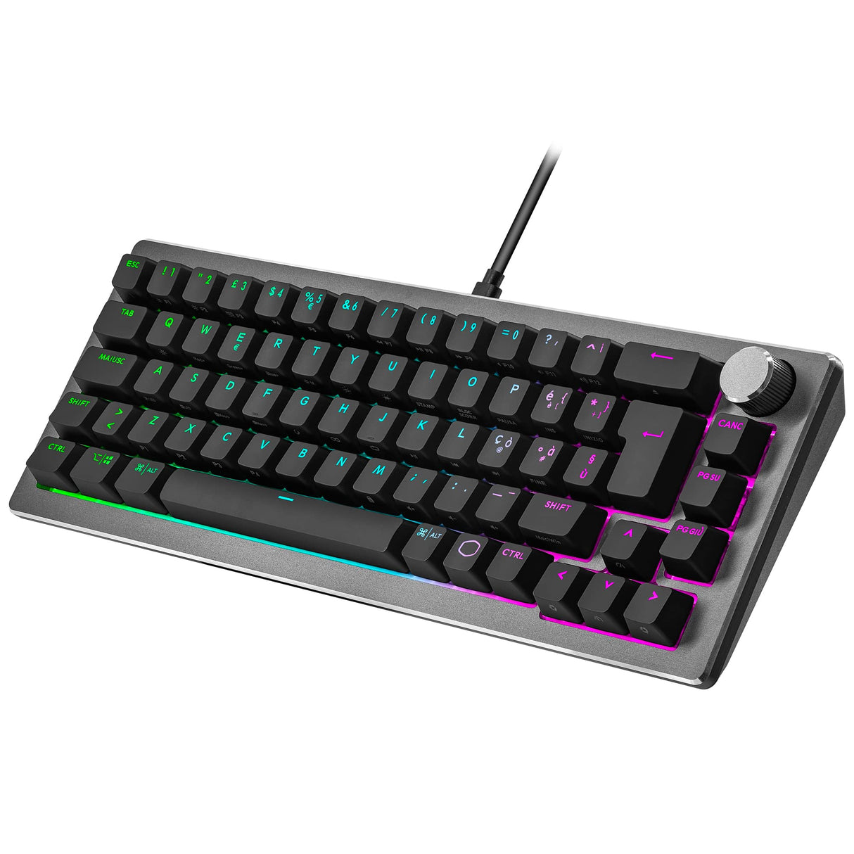 Cooler Master CK720 Teclado mecánico para Juegos, interruptores Red Kailh, QWERTY - IT