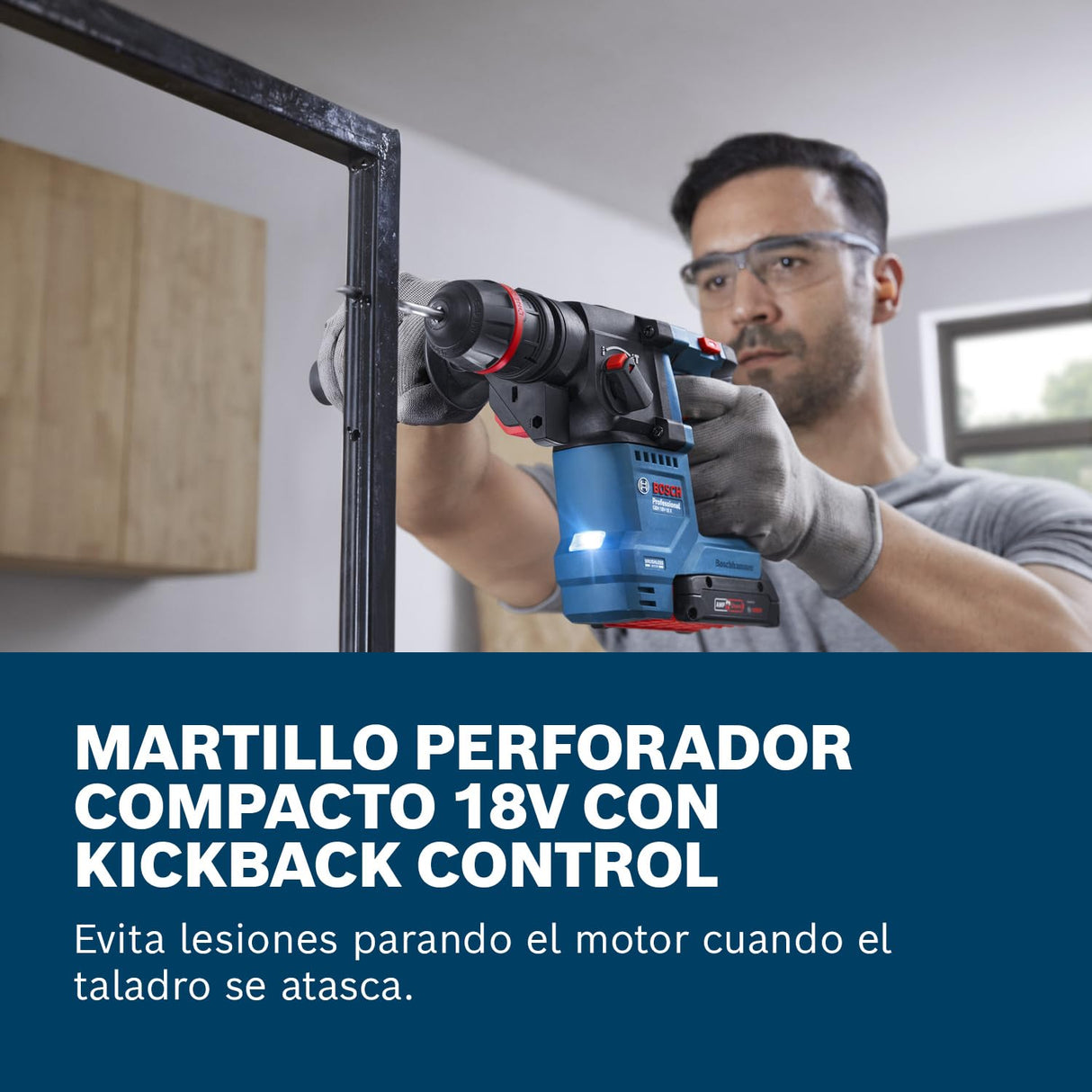 Bosch Professional 18V System martillo perforador a batería GBH 18V-18 X (SDS plus, incl. 2x 18V 2.0Ah, GAL 18V-20)