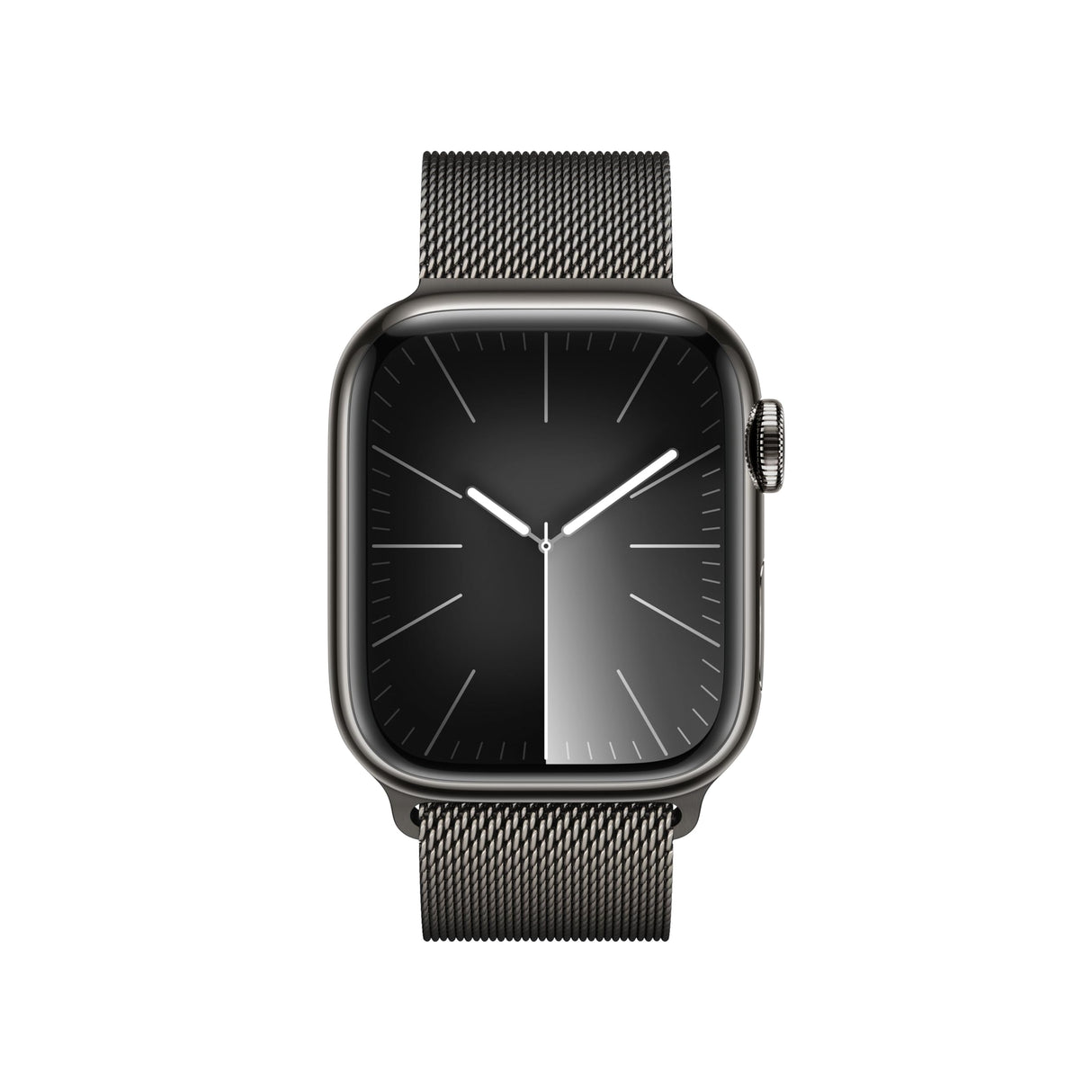 Apple Watch Series 9 (GPS + Cellular) - Caja de Acero Inoxidable en Grafito de 41 mm - Pulsera Milanese Loop en Grafito