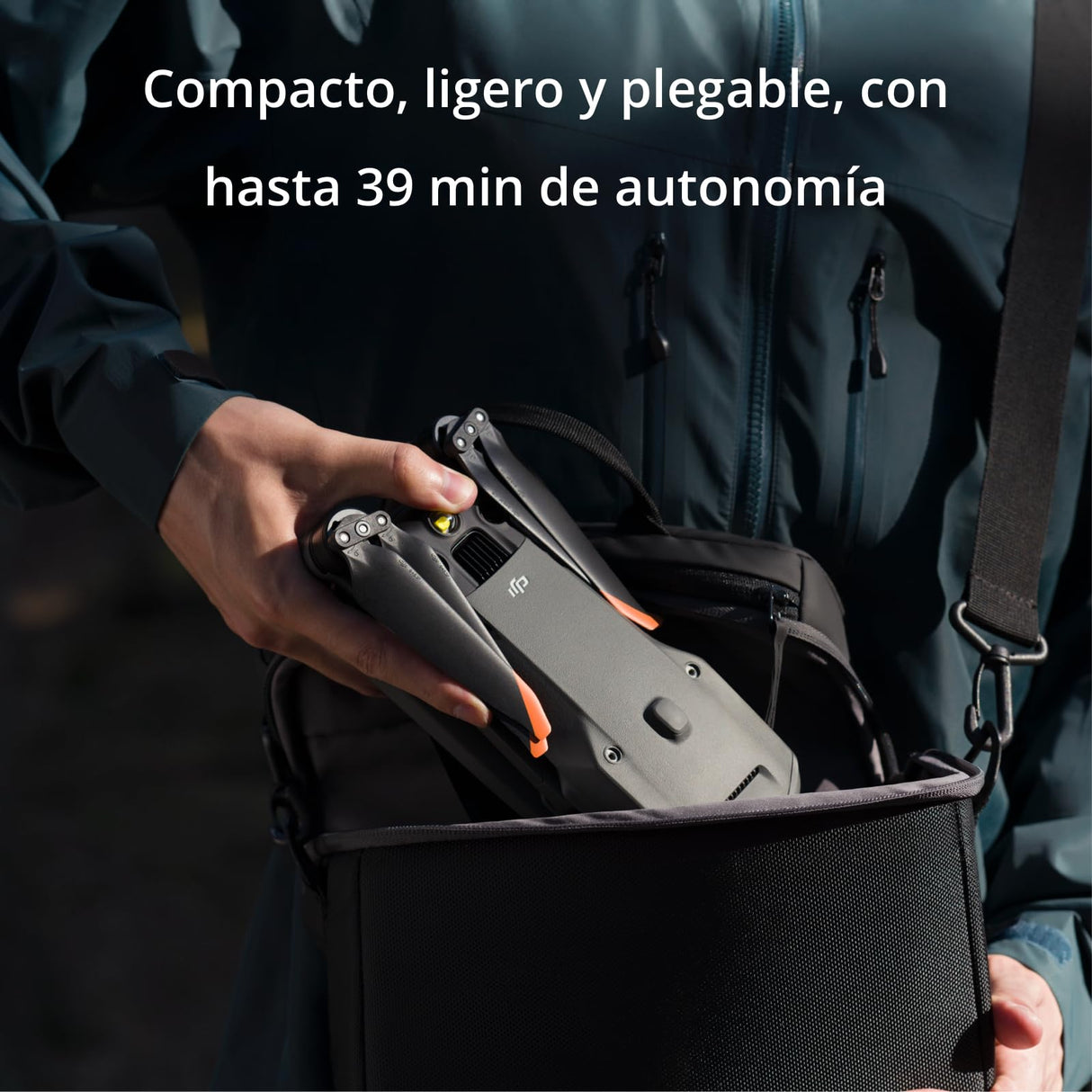 DJI Pack Básico de Tranquilidad - Mavic 3T (C2) - Dron con cámara de imagen térmica 640×512, cámara gran angular, zoom híbrido 56×, posicionamiento centimétrico con RTK y un altavoz de alto volumen