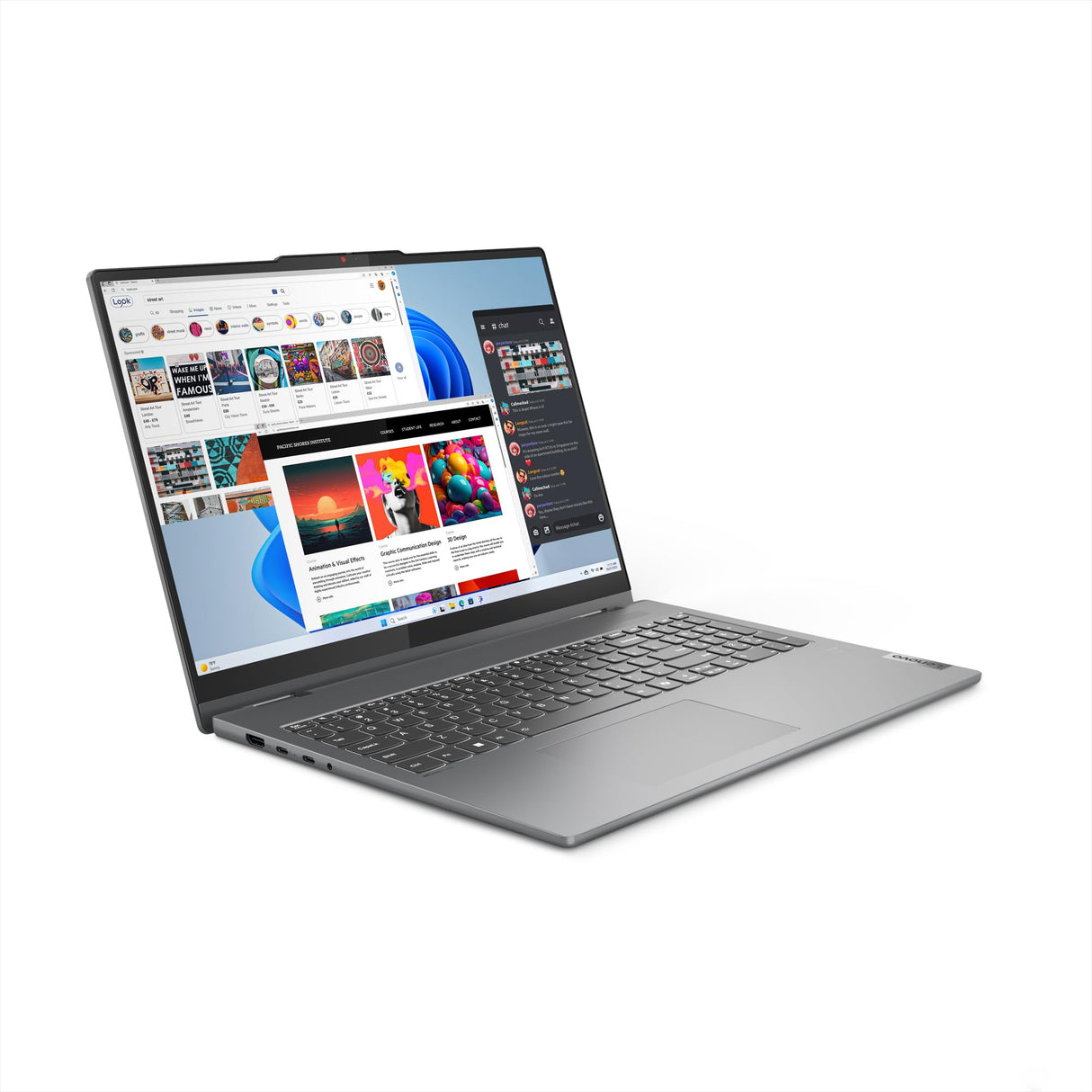 Lenovo IdeaPad 5 2-in-1 16AHP9 AMD Ryzen™ 7 8845HS Hybride (2-en-1) 40,6 cm (16") Écran Tactile 2K 16 Go