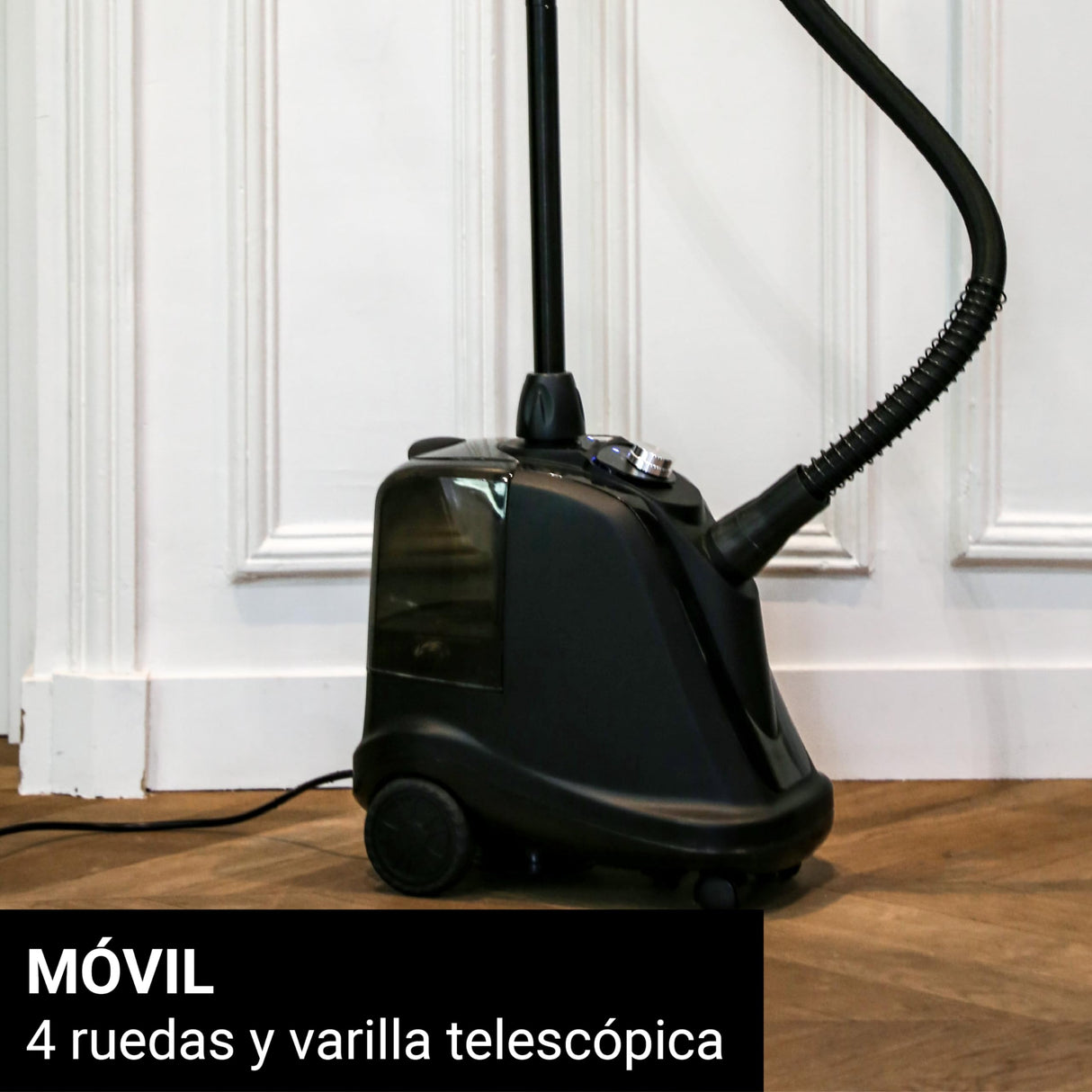STEAMONE - Plancha de vapor vertical 2000W, 40g/minc- Calidad profesional - Gran depósito de 3,5 l - Accesorios incluidos - Cable de 2,5 m - Empresa francesa - T2000B
