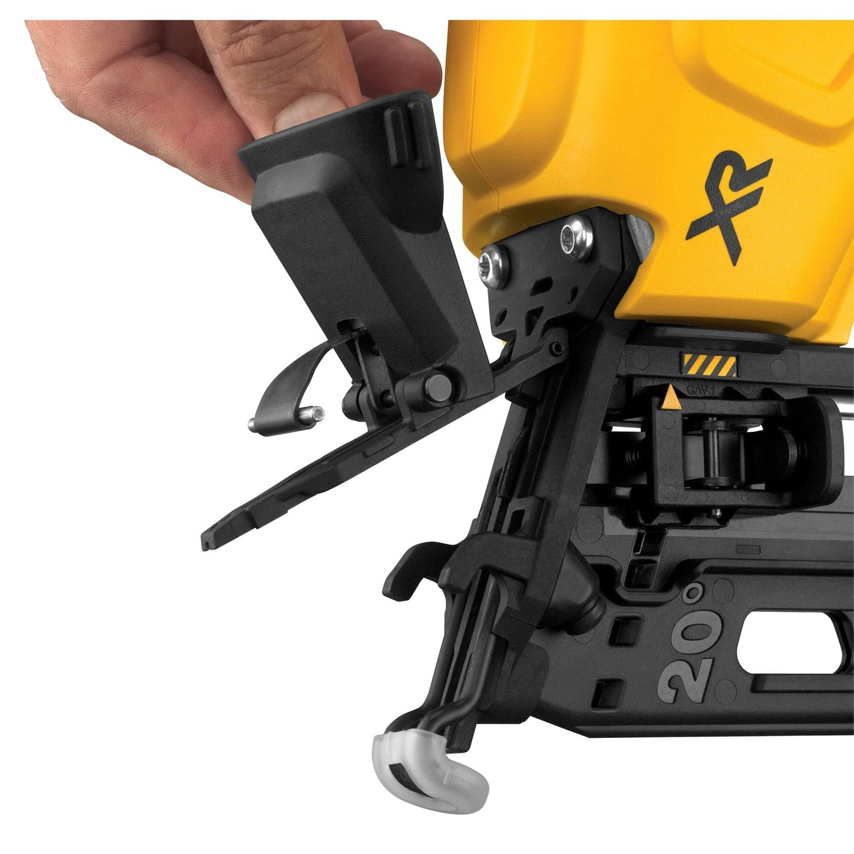 DeWalt DCN660D2-QW Clavadora de acabado sin escobillas XR 18V con 2 baterías Li-Ion 2, Set de 2 Piezas