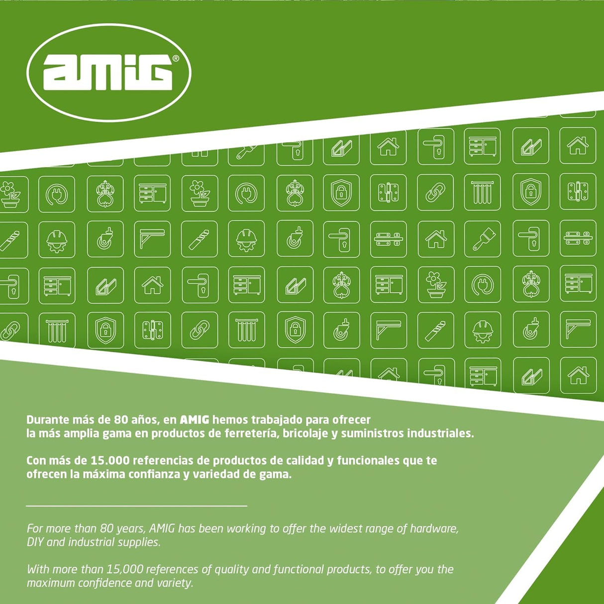 Amig - Pack de 15 Cintas de Balizamiento - Para Señalización y Advertencia de Peligro - Resistentes al Agua y Flexibles - Polietileno de Baja Densidad LDPE - 70mm x 500m - Cinta Rojo y Blanco