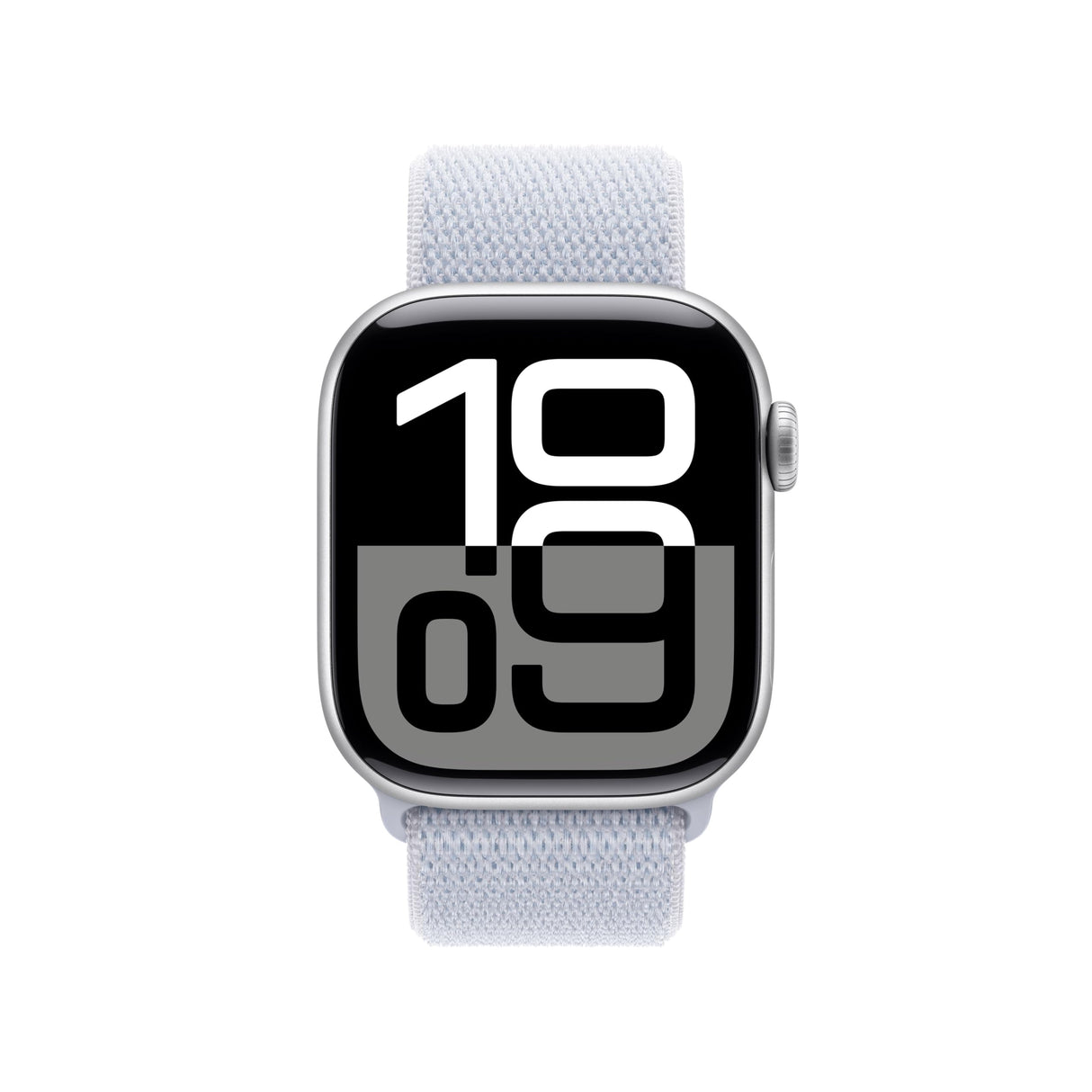 Apple Watch Series 10 GPS + Cellular Smartwatch con Caja de Aluminio Plata de 42 mm y Correa Loop Deportiva Azul Nube - Talla única. Monitor de entreno, App ECG y Neutro en Carbono