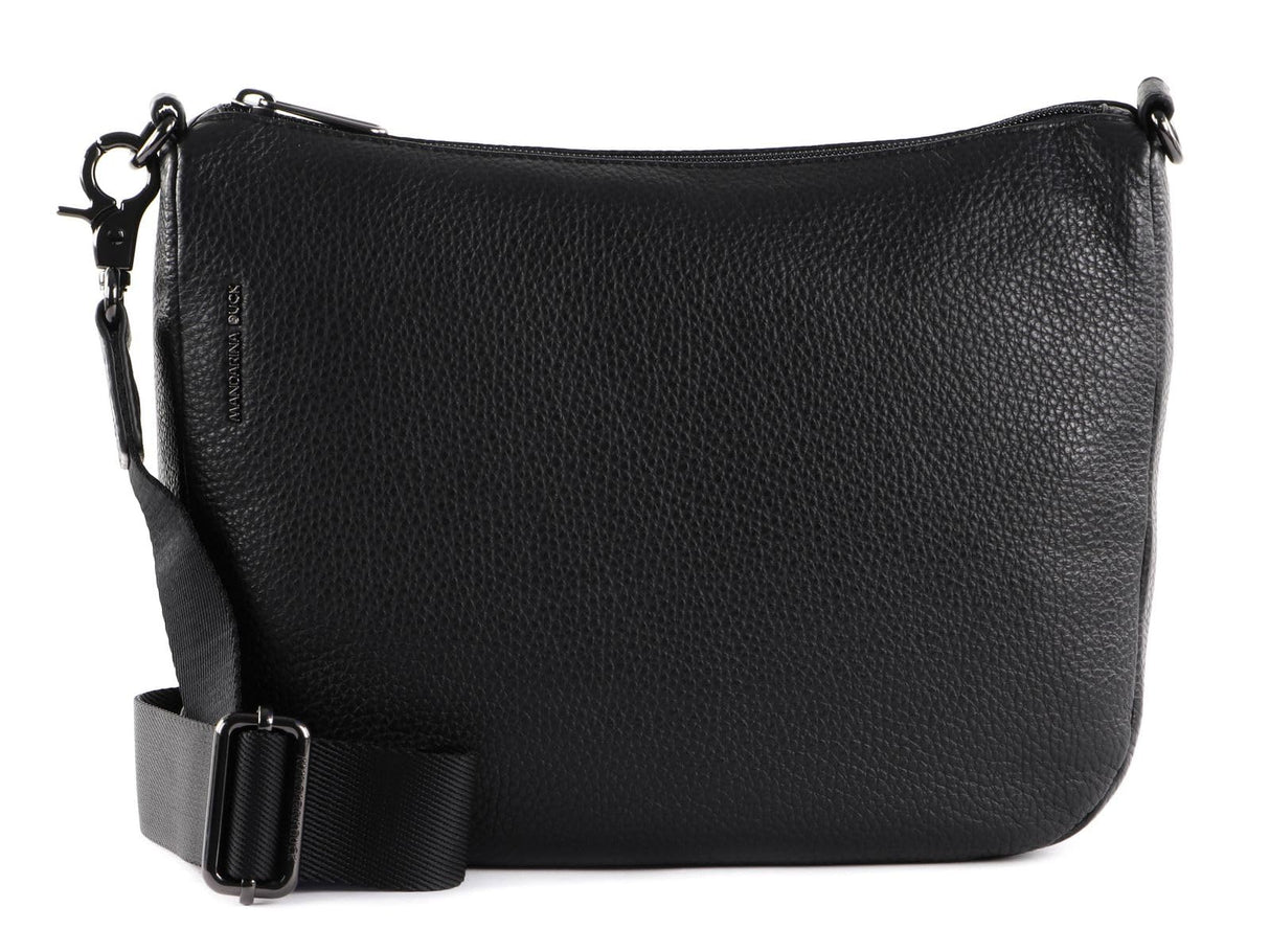 Mandarina Duck Mellow Leather P10FZT79, Hobo, Mujer, Negro, Talla única