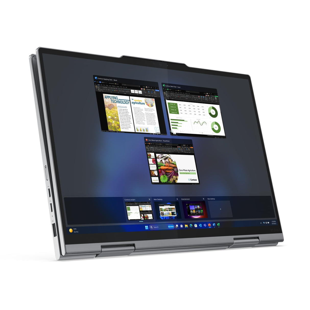 Lenovo ThinkPad X1 2-in-1 Gen 9 Intel Core Ultra 7 155U Hybride (2-en-1) 35,6 cm (14") Écran tactile WUXGA 16 Go