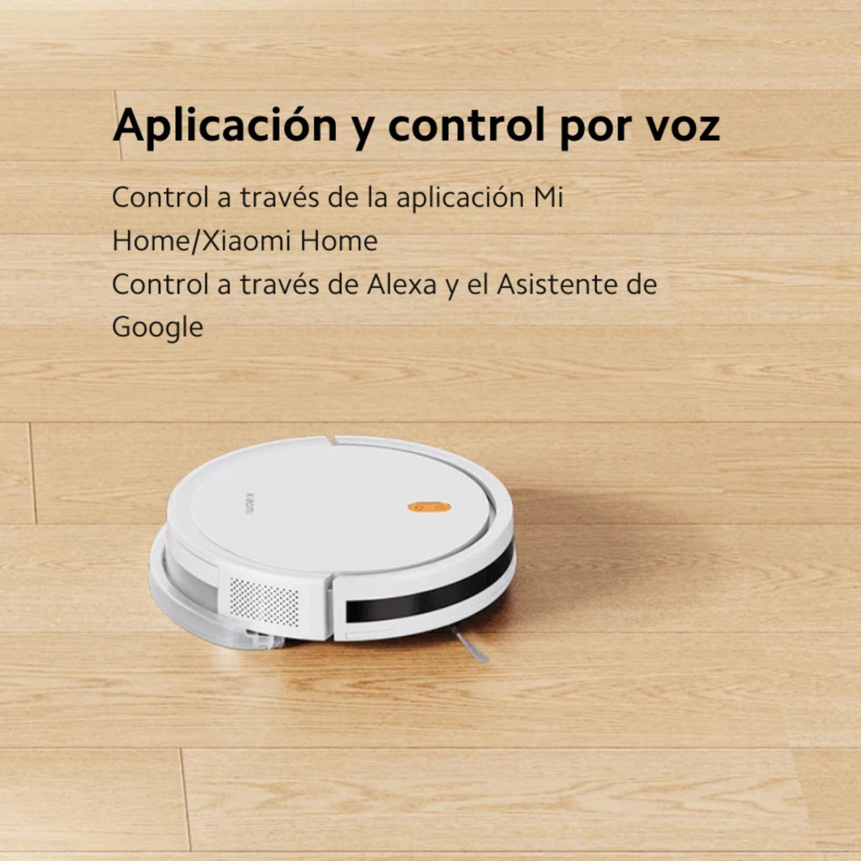 Xiaomi Vacuum Cleaner Robot E5 - Robot Aspirador y Fregasuelos Potente | Planificación Inteligente de Rutas | Compatible con Alexa y Google Home | Succión de 2000PA con 3 Niveles de Succión