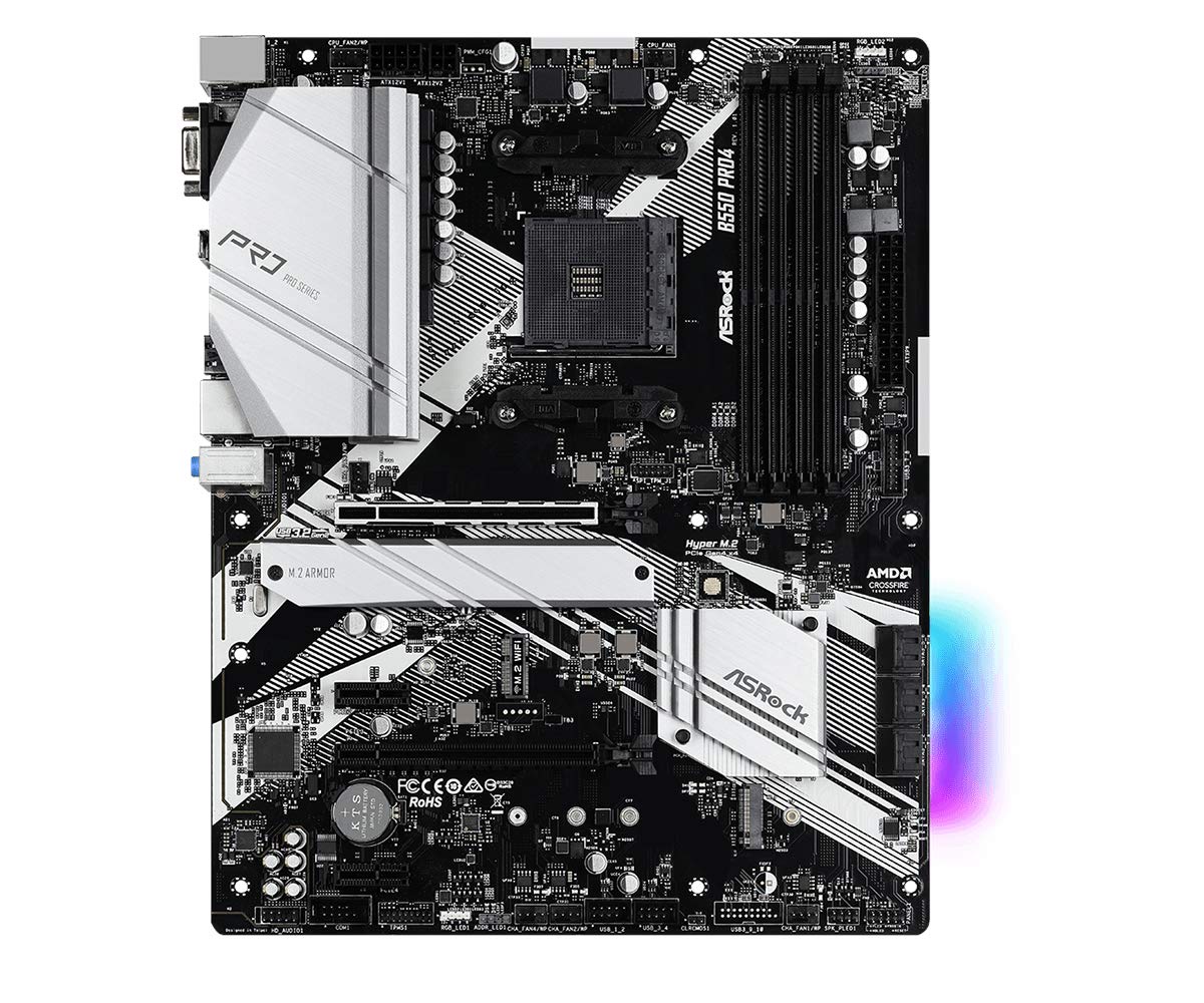 Asrock Placa B550 PRO4 AMD AM4 4DDR4 HDMI PCIE3.0 SATA3 USB3.2 ATX