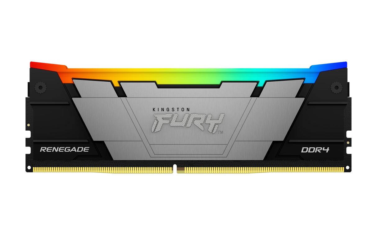 Kingston FURY Renegade RGB 128GB 3200MT/s DDR4 CL16 DIMM (Kit de 4) Memoria gamer para Ordenadores de sobremesa - KF432C16RB2AK4/128