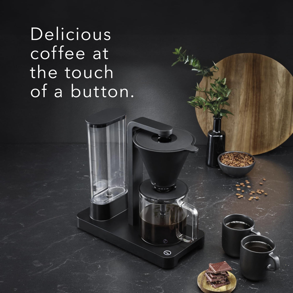 Wilfa PERFORMANCE Cafetera – Cafetera avanzada con una capacidad de 1,25 litros para un café de sabor óptimo, negro, 602263