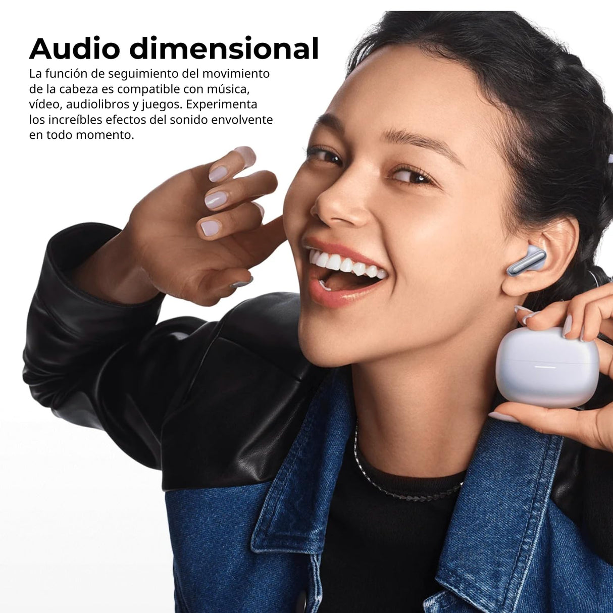 Xiaomi Redmi Buds 6 Pro | Auriculares Inalámbricos Bluetooth con Cancelación de Ruido | Cascos Inalámbricos con 36h de Duración | Headphones con Triple Micrófono | Audífonos Morados