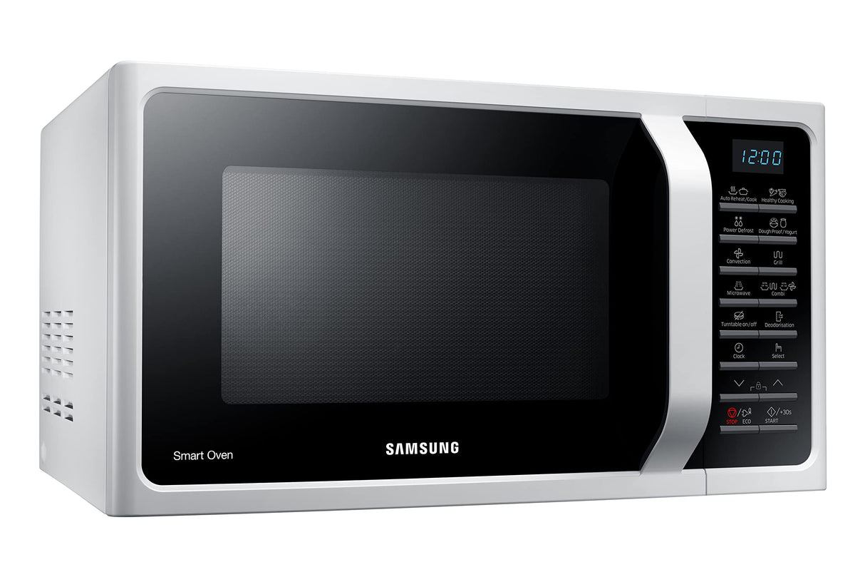 Samsung SmartOven MC2BH5015AW/ET - Horno de microondas combinado (cocina ventilada, Fresh Menu, microondas + parrilla 900W + 1500W, 28L, 52 L x 31 h x 47 cm, color blanco
