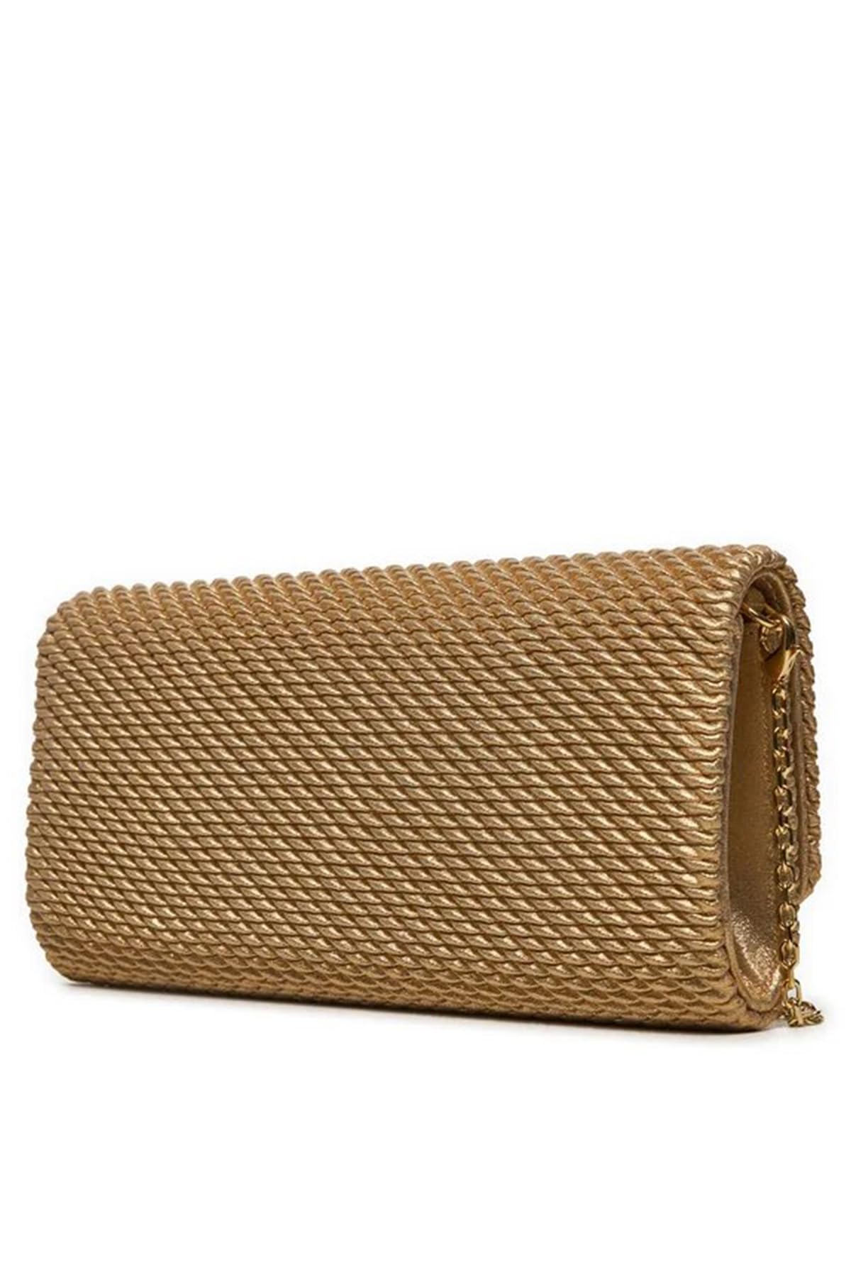 Love Moschino Bolso de Hombro Mujer Dorado Talla única