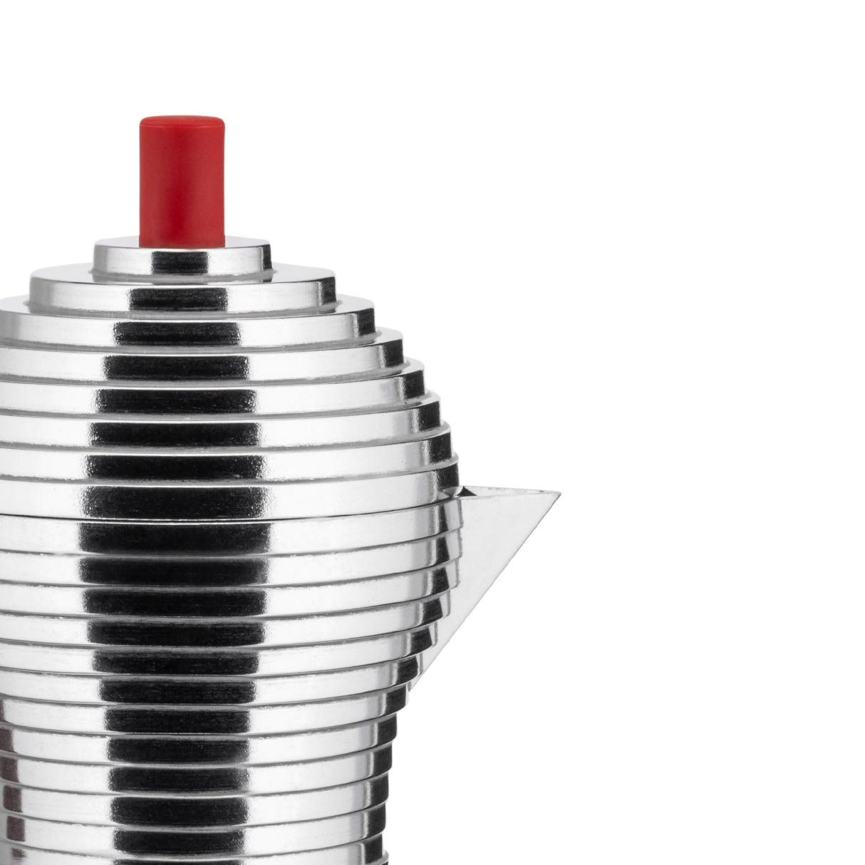 "PULCINA" CAFETERA 6 TAZAS INDUCCIÓN ROJA