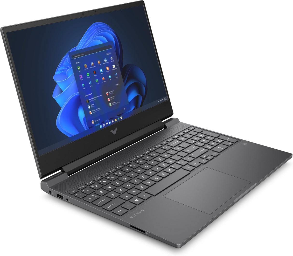 HP VICTUS 15-fb 15,6" FHD IPS, Ryzen 5 5600H, 8GB RAM, 512GB SSD, RX6500M, Windows 11