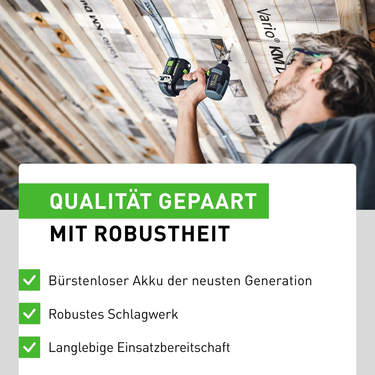 Festool Atornillador de impacto a batería TID 18 HPC 4,0 I-Plus